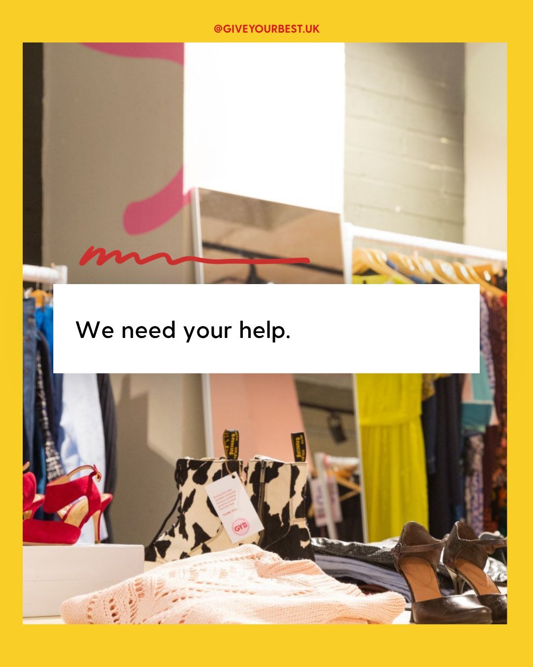 📣 We need your help! 

Our residency at Islington Square is coming to an end and we are urgently seeking a new space for our pay-it-forward store.

If you know of anything at all, a landlord with a vacant unit, a brand with spare space, a property d