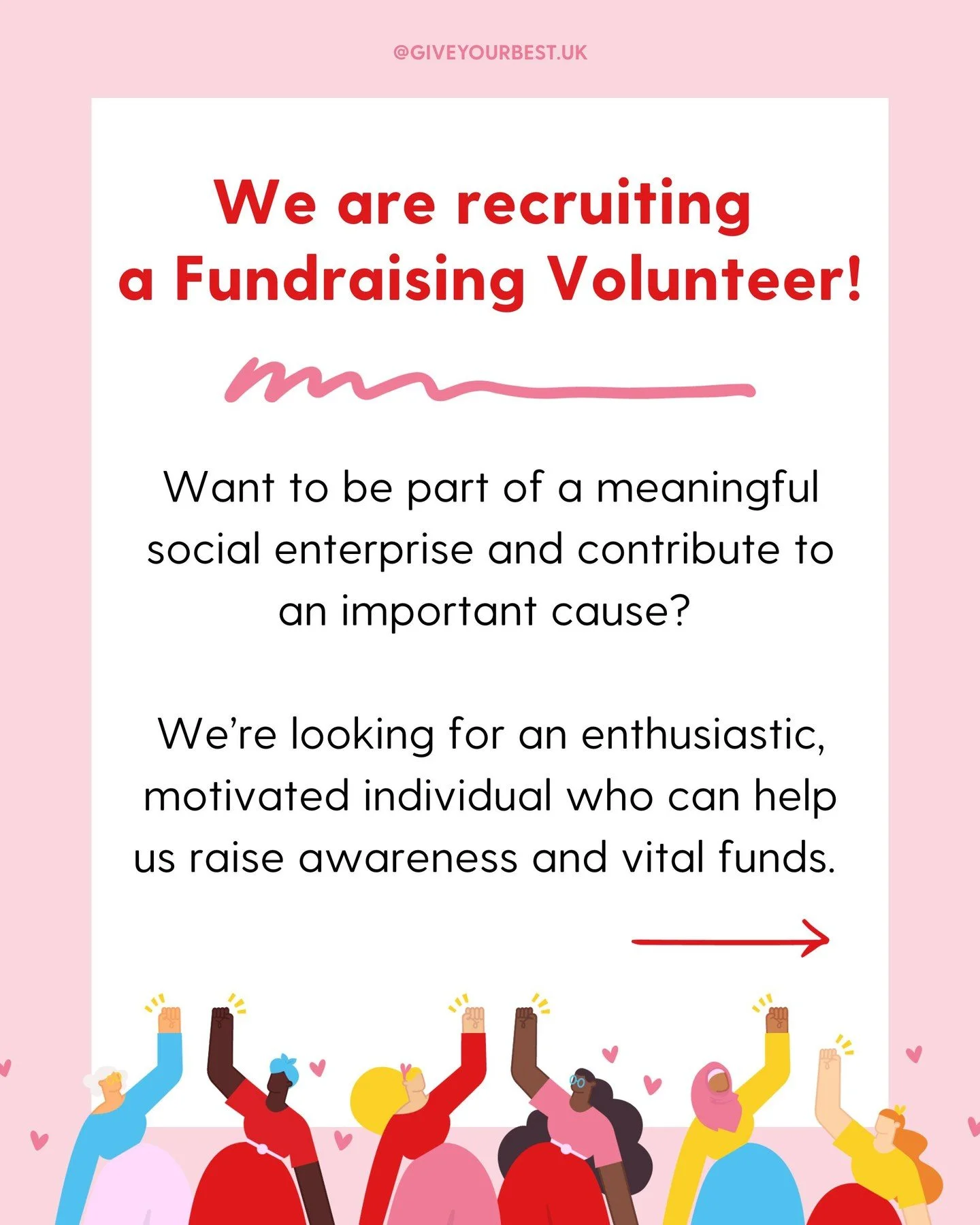 Want to be part of a meaningful social enterprise and contribute to an important cause? We&rsquo;re looking for an enthusiastic, motivated individual who can help us raise awareness and vital funds ❤️ 

You'll be in a collaborative and inclusive work