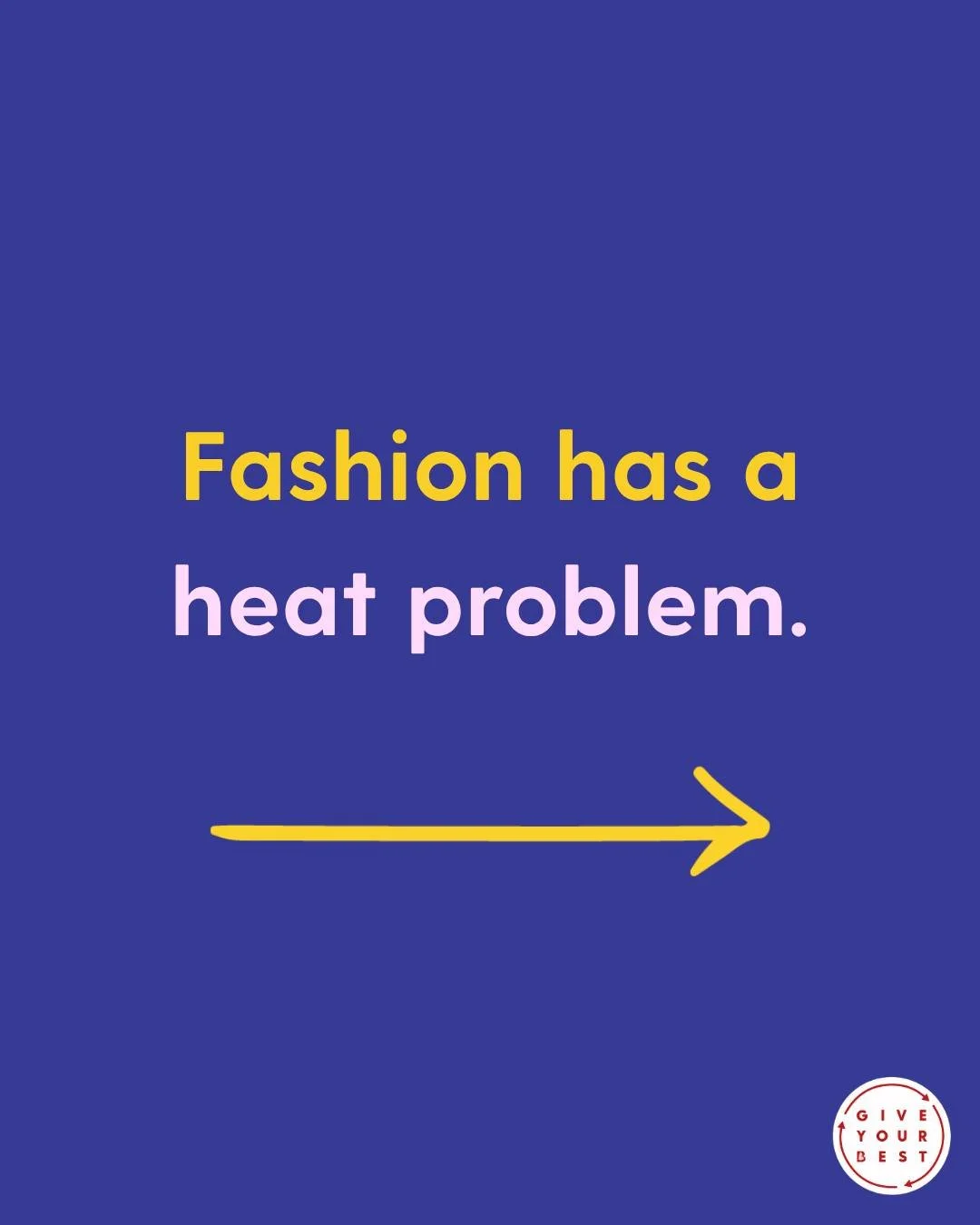 In the lead up to Earth Day  taking place on the 22nd April 🌍 , we want to shine a light on the people who make our clothes. 

More than 60% of garment workers are women, suffering from heat stress &mdash; one of the many consequences of rising glob