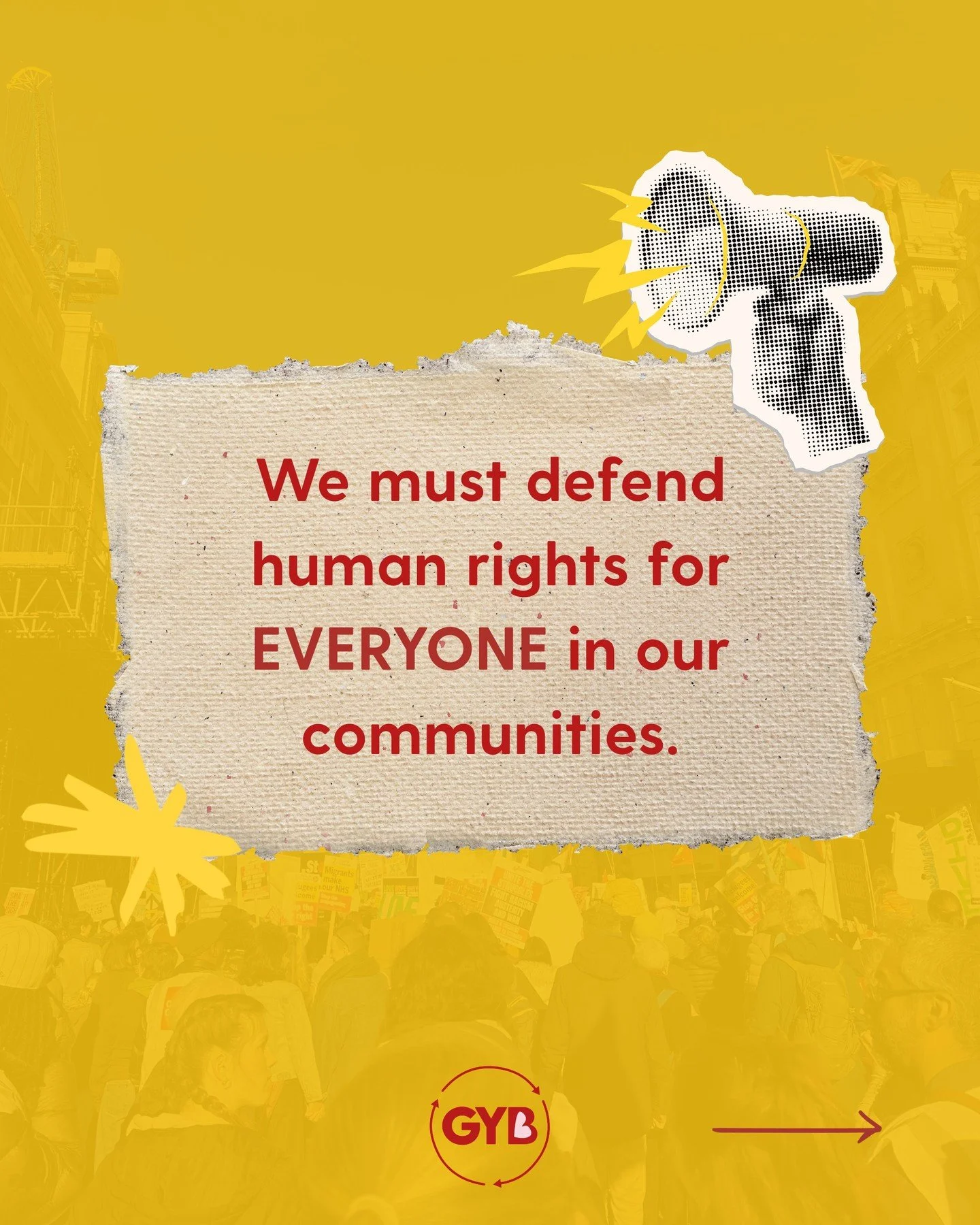 We all deserve equal access to our rights ✊ 

Last week we saw yet another round of immigration measures and far right marches that only deepen exclusion and make already vulnerable communities feel more unsafe and invisible.

Here at Give Your Best,