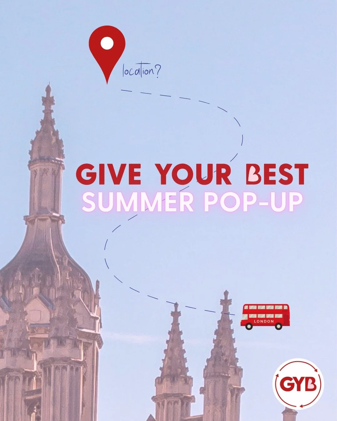 A GYB SUMMER POP-UP IS COMING VERY SOON 💖 💖 💖 👀 

Any ideas where we might be going??? Comment below!

#GiveYourBest