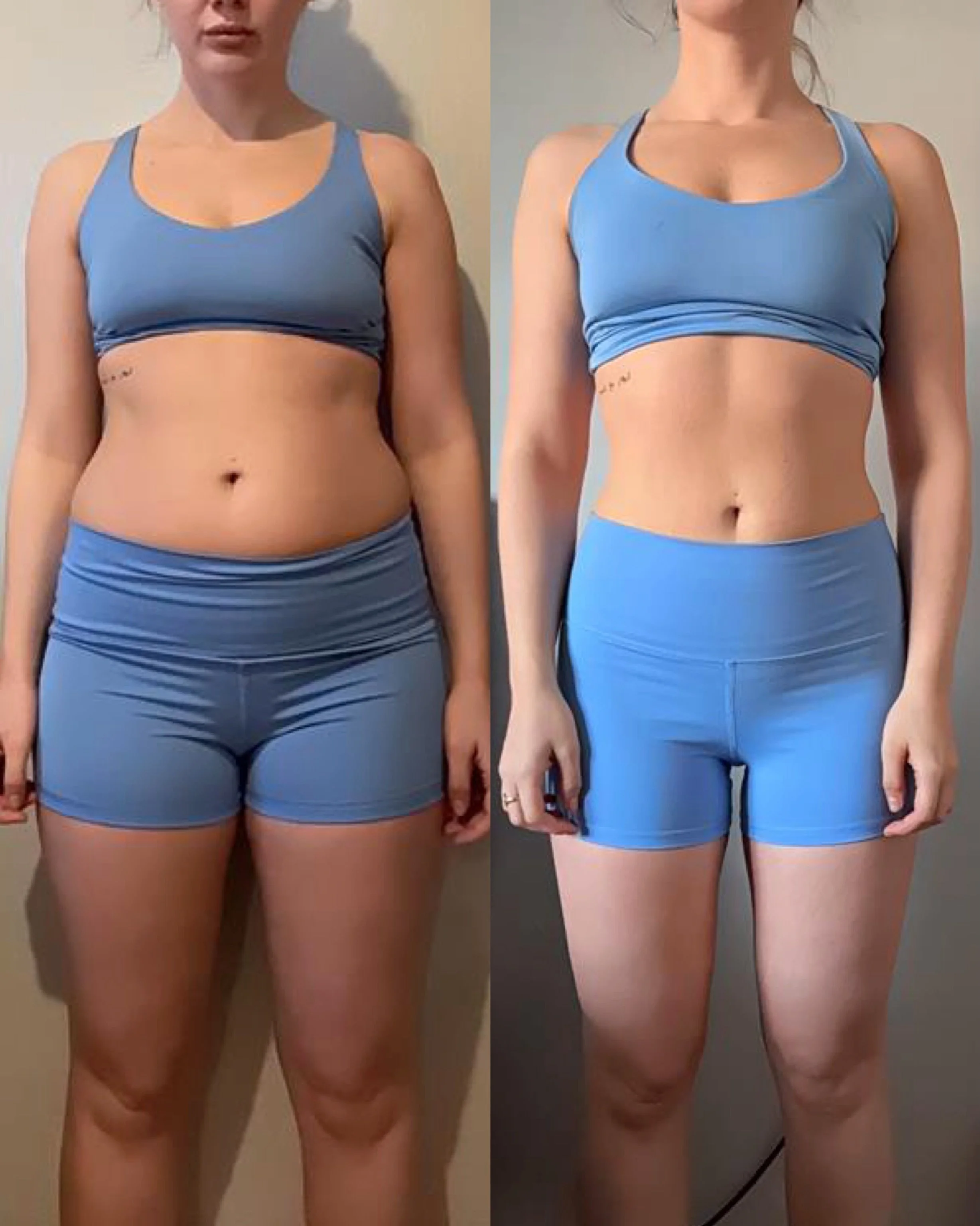 Summer tidy up 🤝🦋🌸✨☀️

She started early, put the work in early, got herself feeling 10/10 in time for summer 🤩

January 23rd - 77kg
April 27th - 69kg

Most days were consistent, some days / weeks were messy

But resilience and consistency wins a