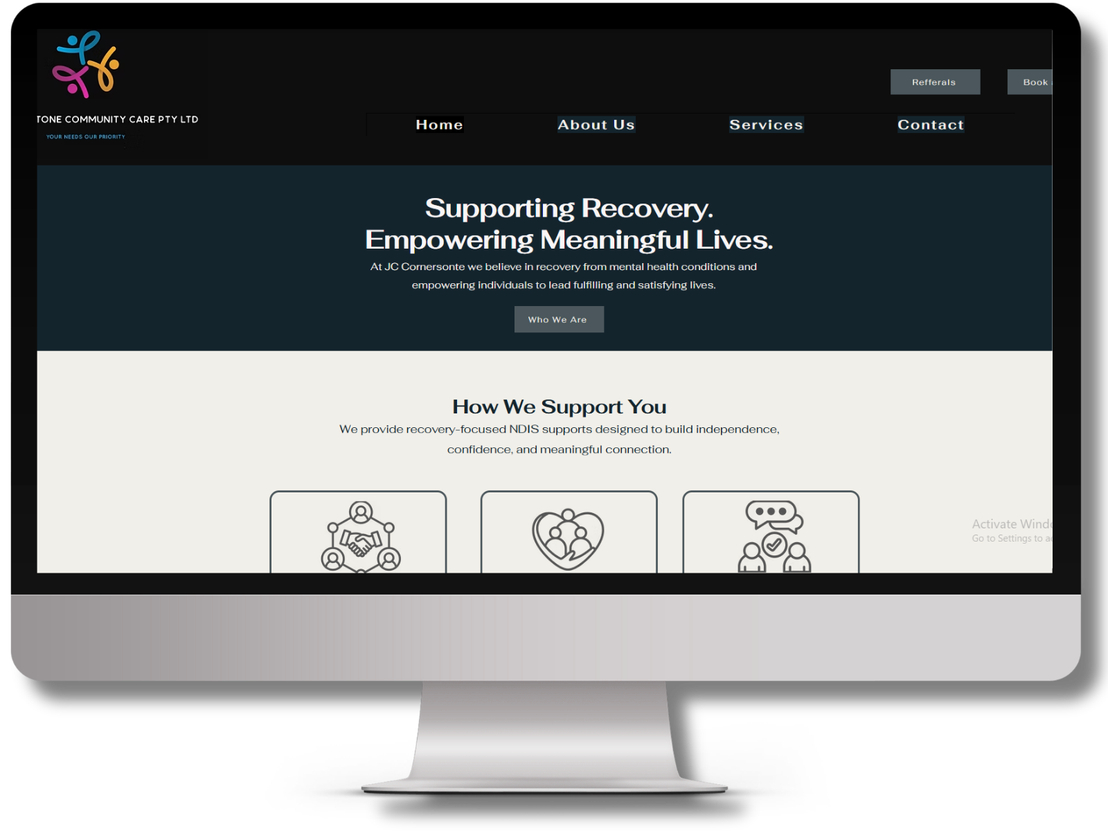 jc cornerstone home page