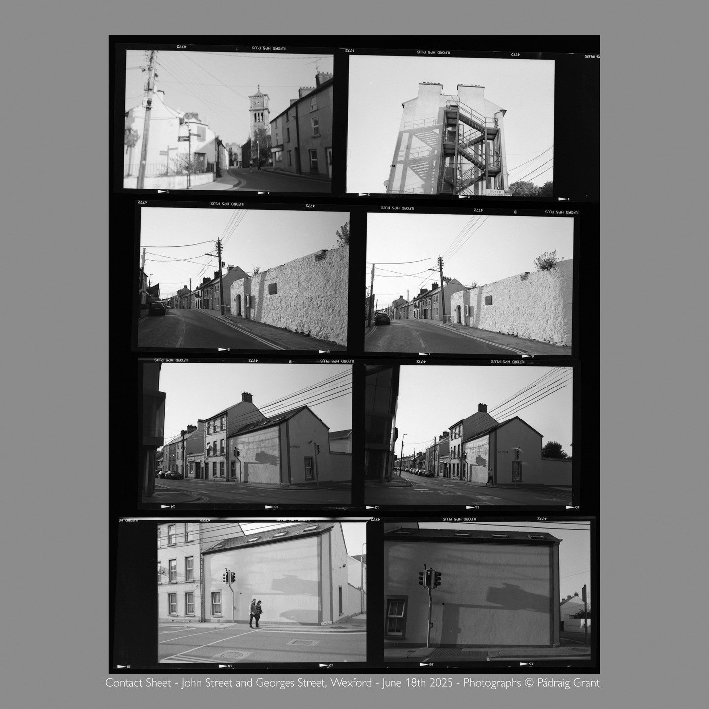 Drawn as I am to the late evening light I took my trusty Linhof for a walk yesterday along School Street, John Street and Upper George's Street, Wexford. 
June 18th 2025

Photographs &copy; P&aacute;draig Grant

#padraiggrantswexford #filmphotography