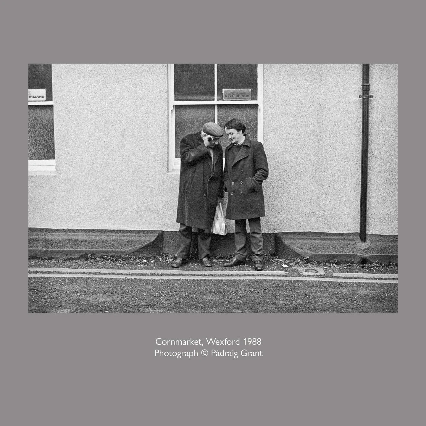 Ireland, New Ireland. 
Cornmarket, Wexford 
1988

Photograph &copy; P&aacute;draig Grant
#padraiggrantswexford