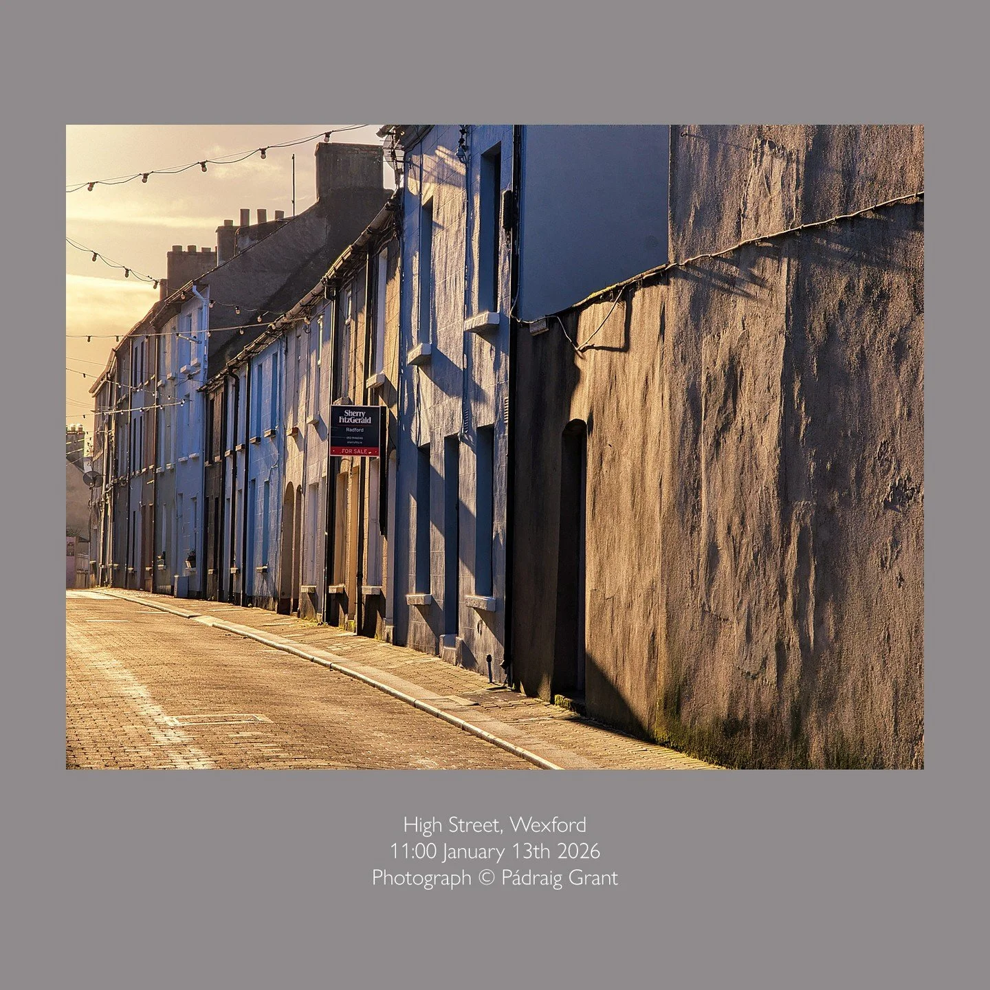 Number 4 for sale on High Street, Wexford 
11:00 January 13th 2026

Photograph &copy; P&aacute;draig Grant
#padraiggrantswexford