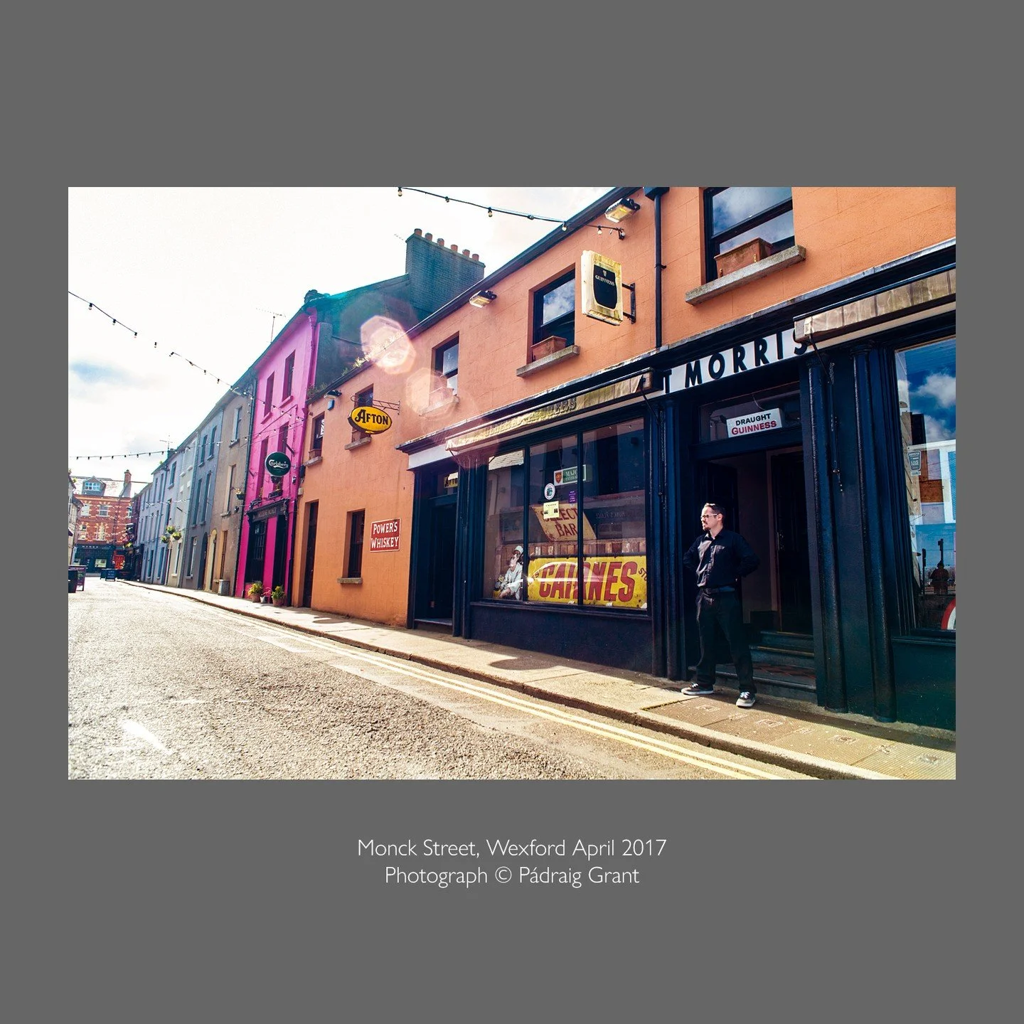 How it shone! 
Monck Street, Wexford 
April 2017

Do not share wthout photo credit:
Photograph &copy; P&aacute;draig Grant

#padraiggrantswexford