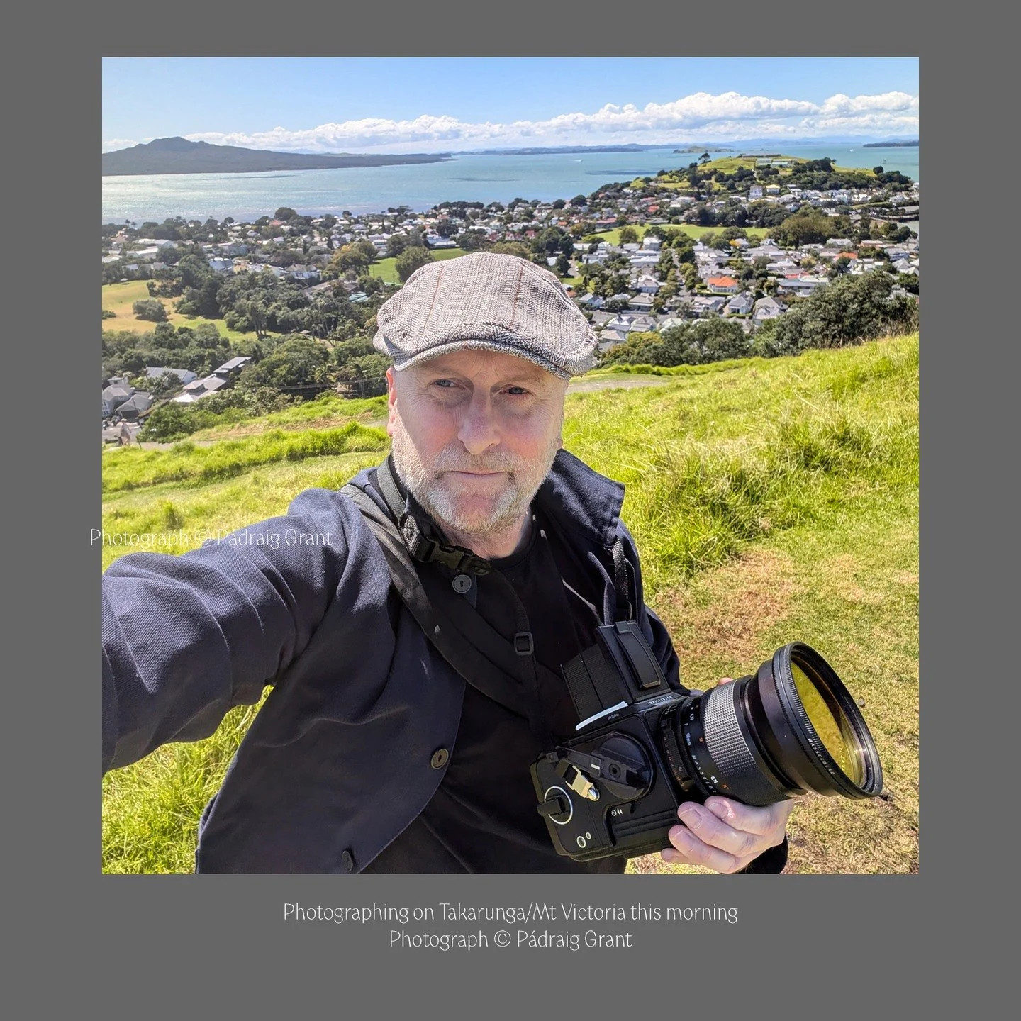 Shooting square pictures this morning from Takarunga / Mount Victoria in Devonport.
Takarunga is the North Shore's highest volcano (66m), offering 360-degree panoramic views of Auckland City, the harbour, and Rangitoto Island. As a significant Tūpuna