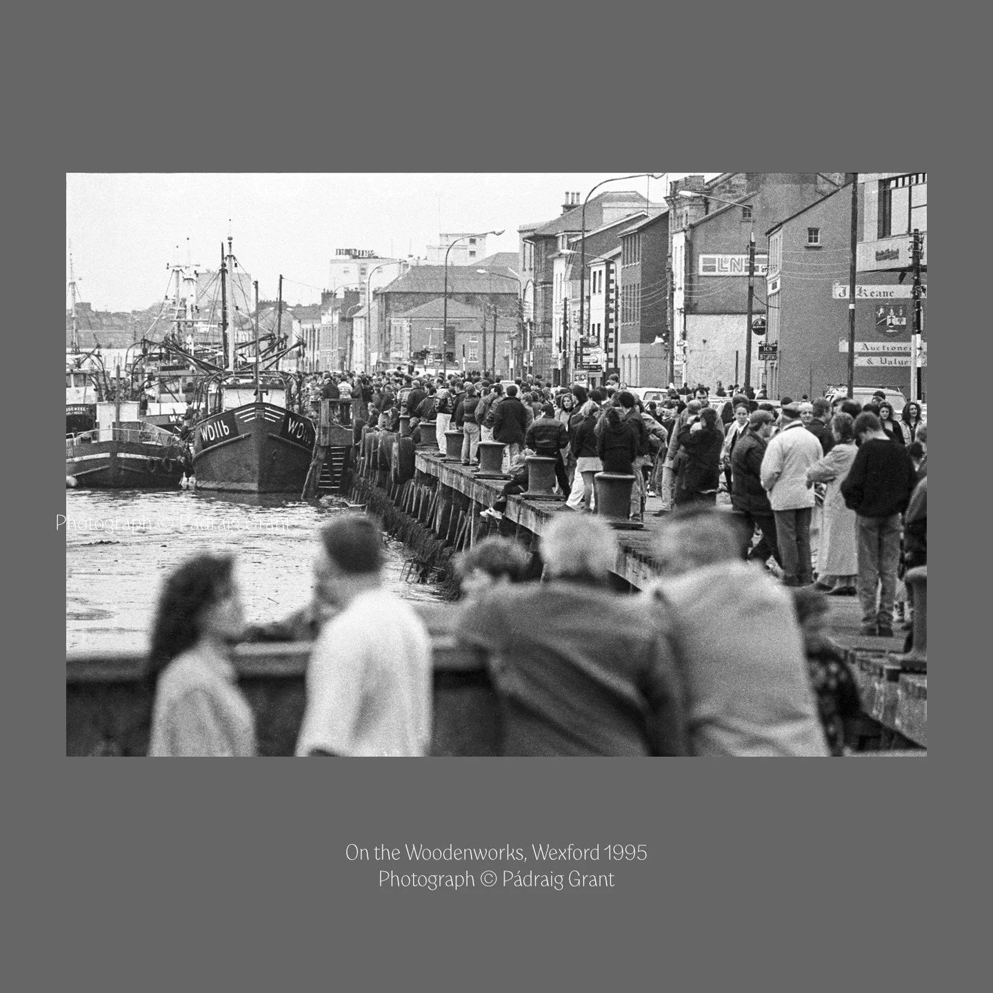 On the Woodenworks, Wexford 1995

Do not share without credit and tag; you are welcome to share if these conditions are met:
Photograph &copy; P&aacute;draig Grant @padraiggrant 
#padraiggrantswexford