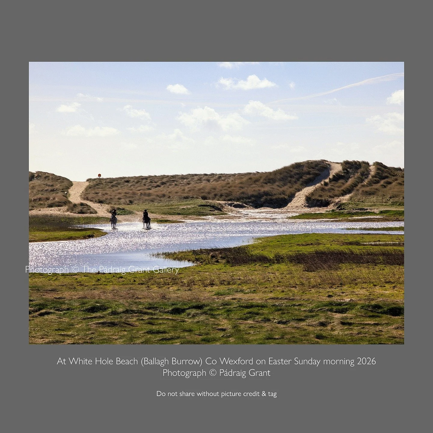 At White Hole Beach (Ballagh Burrow) 
County Wexford on Easter Sunday 2026

Photograph &copy; P&aacute;draig Grant
Do not share without picture credit &amp; tag

#wexfordcoast #padraiggrantswexford