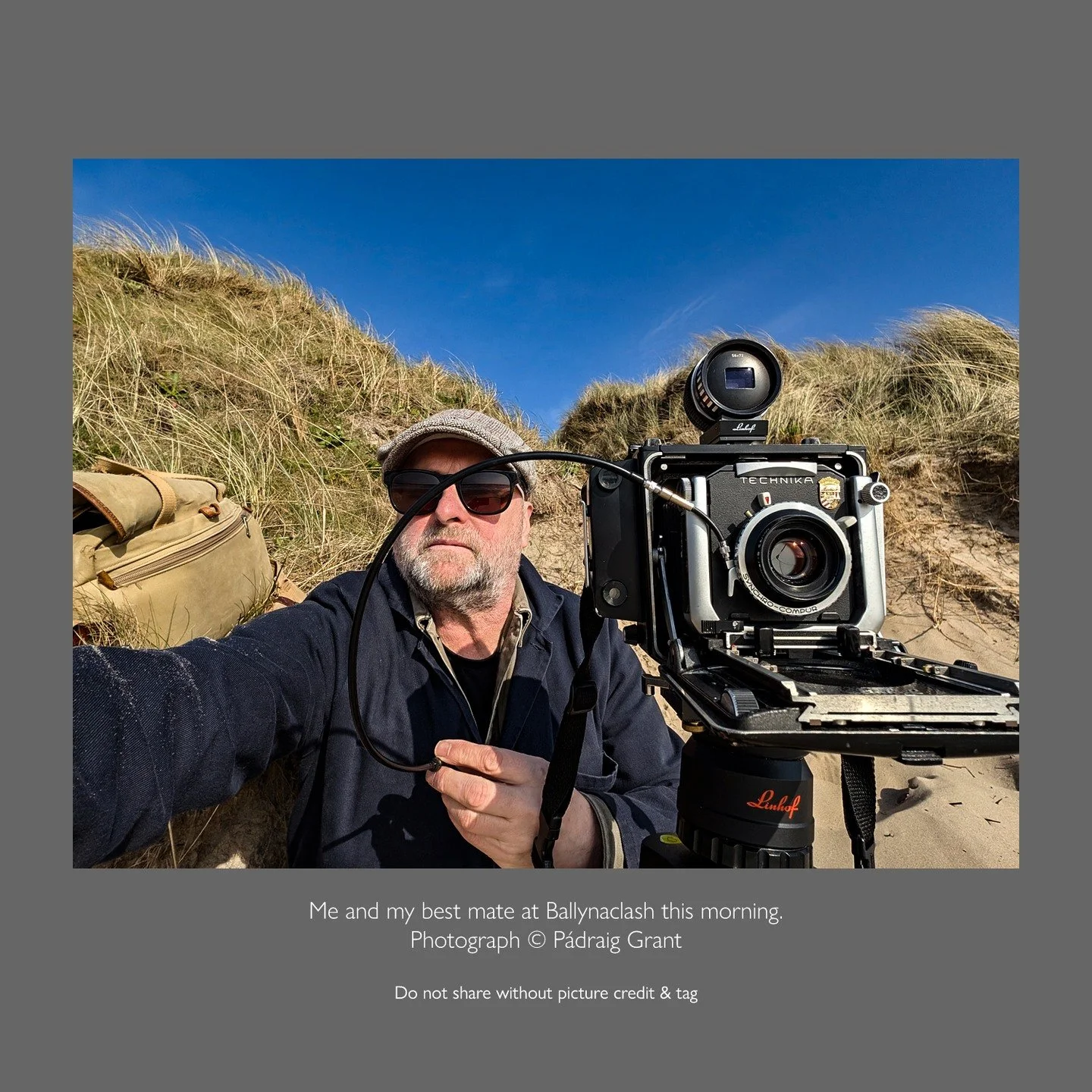 The wind was something wild this morning at Ballynaclash! Cobwebs, carefully stowed away for years, were blown away as I chewed on the finest of Wexford's white sand. 
It was awesome! 

Do not share without picture credit and tag:
Photograph &copy; P