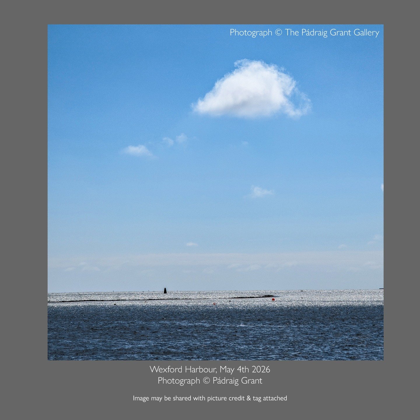 Wexford Harbour
May 4th 2026

Photograph my be shared if picture credit and tag is attached:
Photograph &copy; P&aacute;draig Grant

#padraiggrantswexford #wexfordcoast #littoralphotography