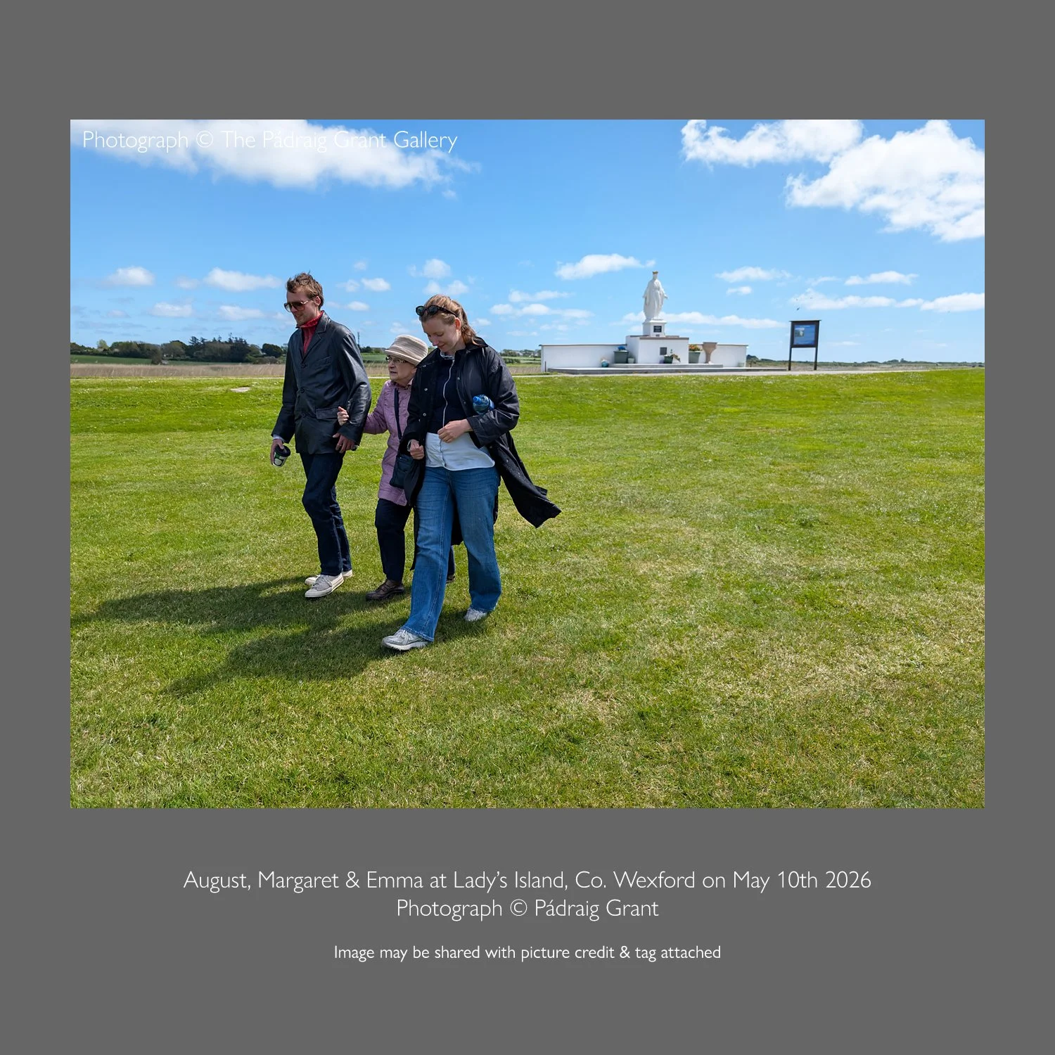 One of my favourite photographs from a lovely weekend with family......

August, Margaret &amp; Emma at Lady&rsquo;s Island, Co. Wexford on May 10th 2026

Image may be shared with credit and tag attached:
Photograph &copy; P&aacute;draig Grant
#padra