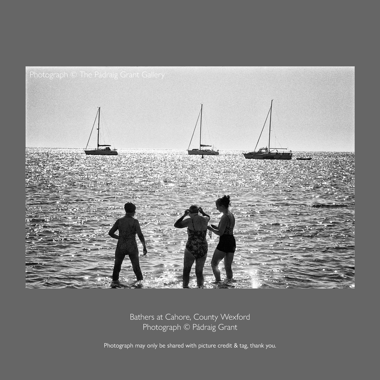 Bathers at Cahore, County Wexford in 2024
Photograph &copy; P&aacute;draig Grant

Photograph may only be shared with picture credit &amp; tag, thank you.