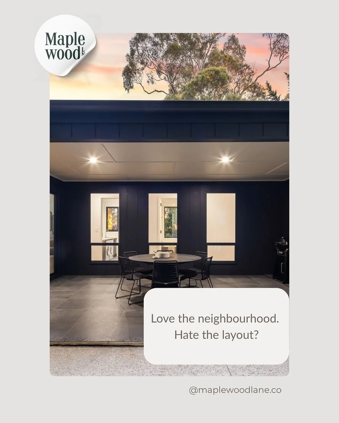 Love your neighbourhood, but hate your floor plan? 

You&rsquo;re not alone! 

It&rsquo;s a problem that we see pop up repeatedly. Should you renovate&hellip; or knock it all down and rebuild? 

And how the heck do you work out which way to go?

We&r