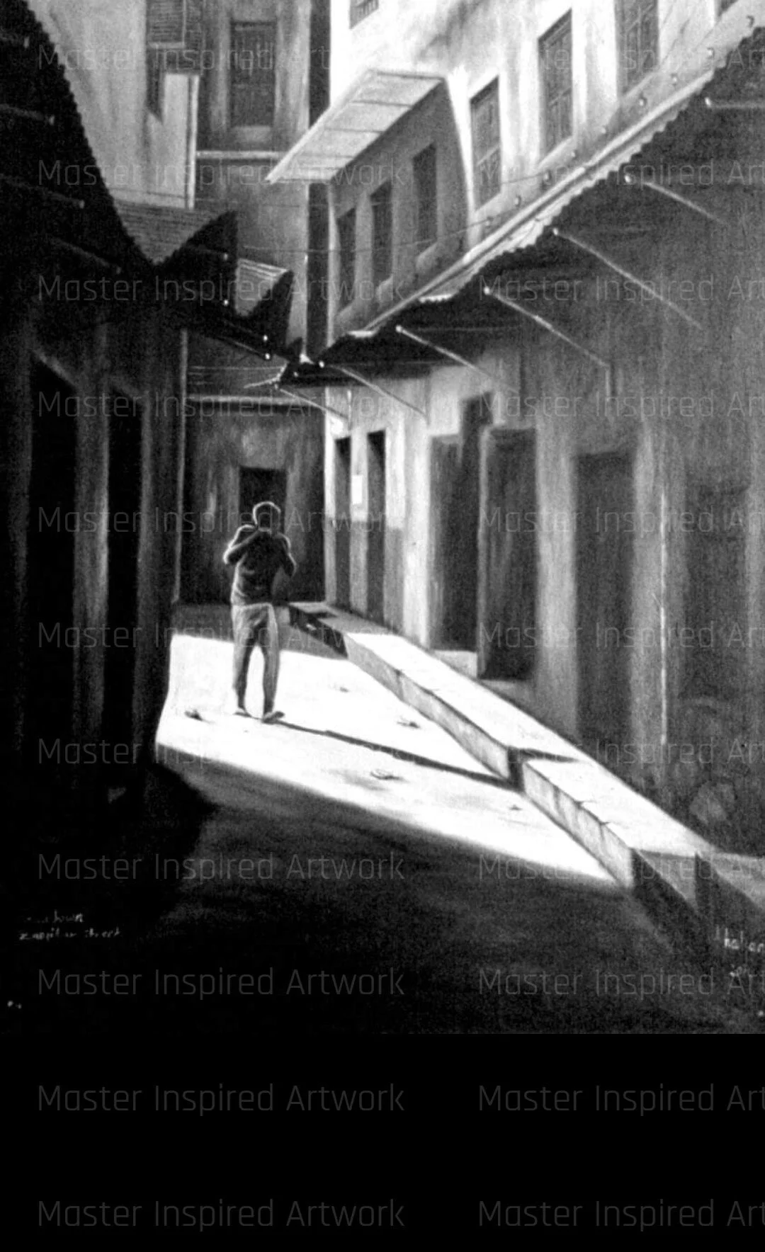 black and white with man street.jpg