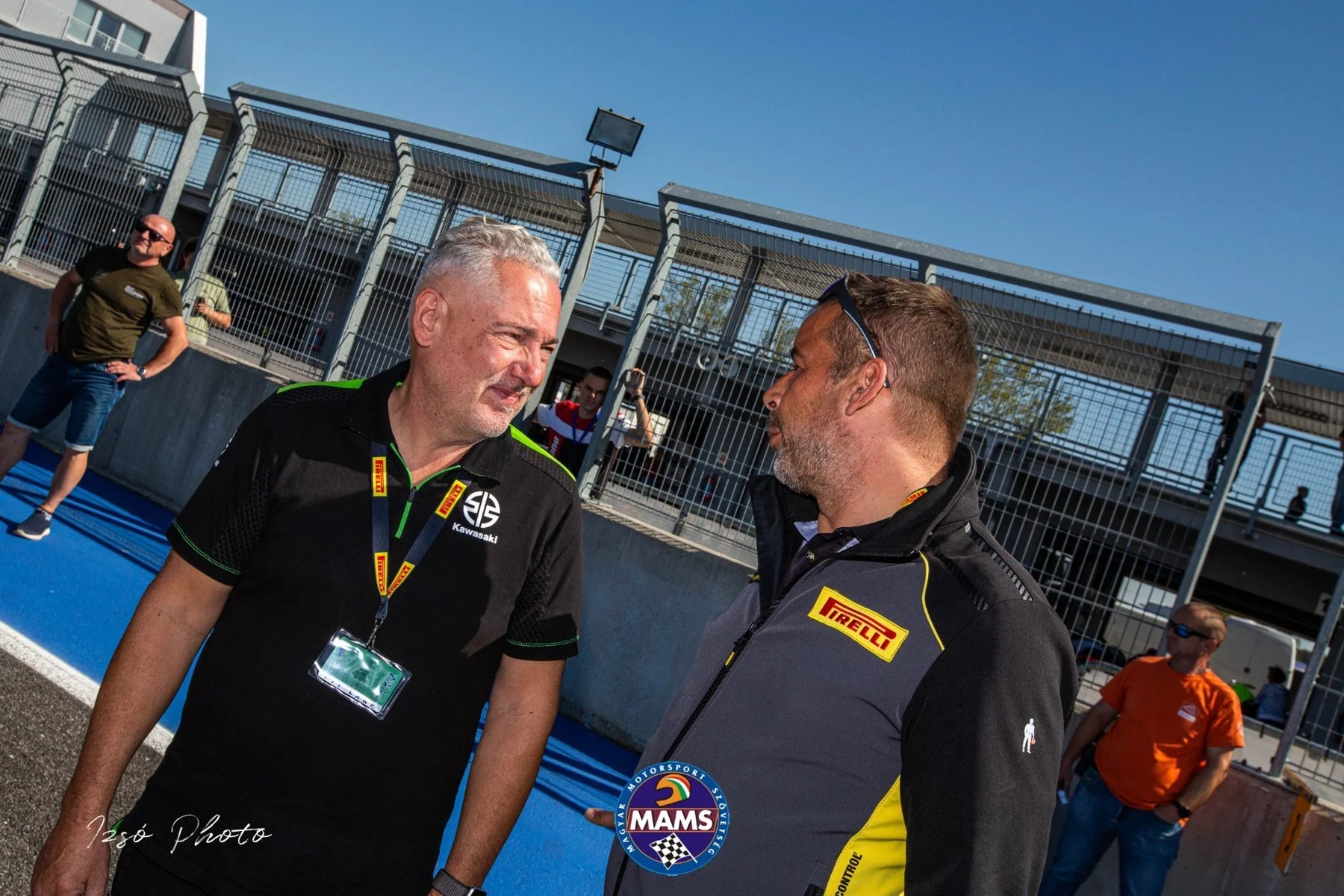 Minden Moto team in the paddock — AAIMC Slovakia Ring final round, SSP300 class
