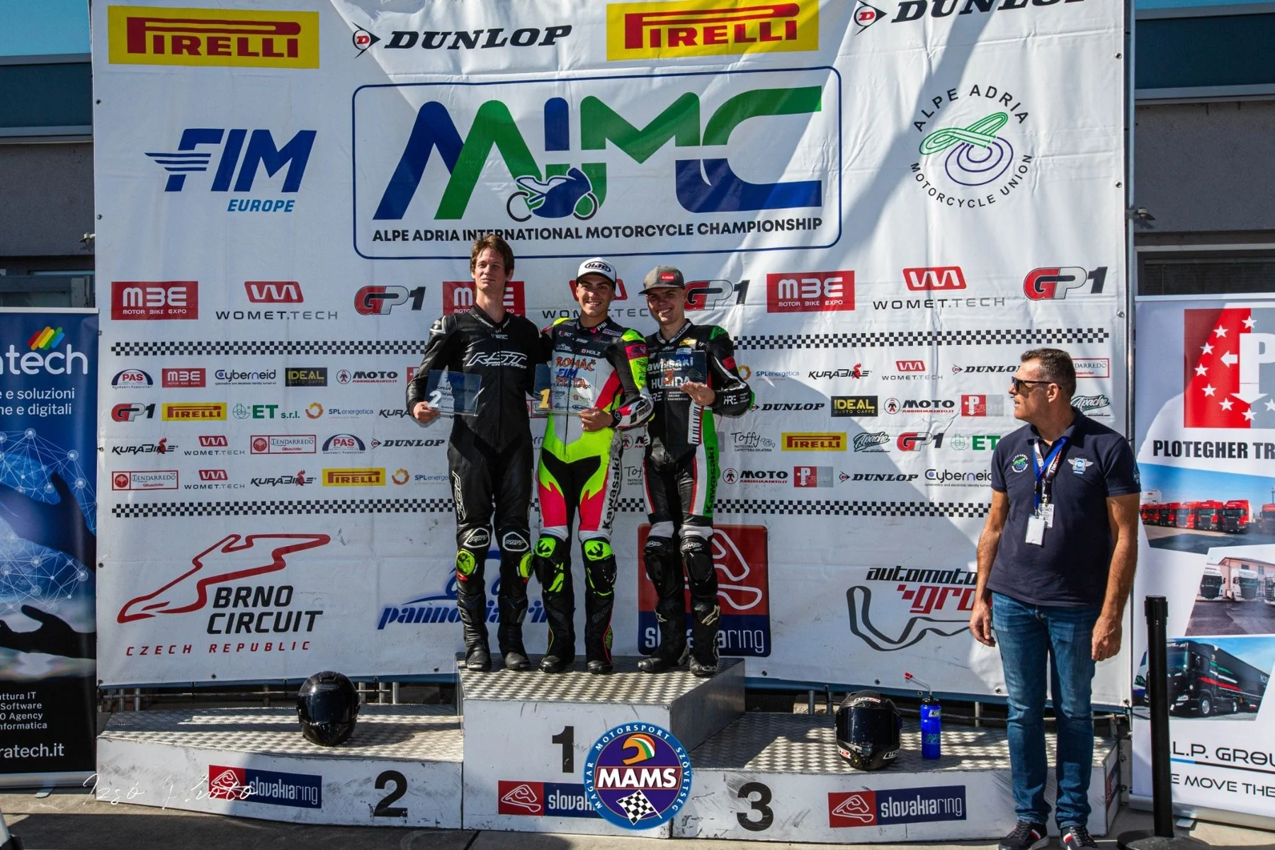 Luki on the podium — AAIMC Slovakia Ring final round, SSP300 class