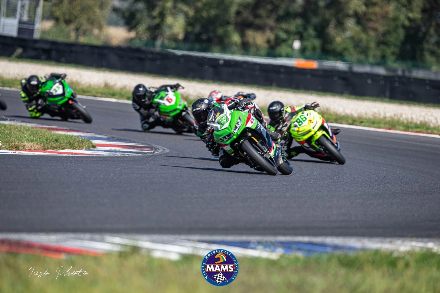 Luki racing in a group — AAIMC Slovakia Ring final round, SSP300 class