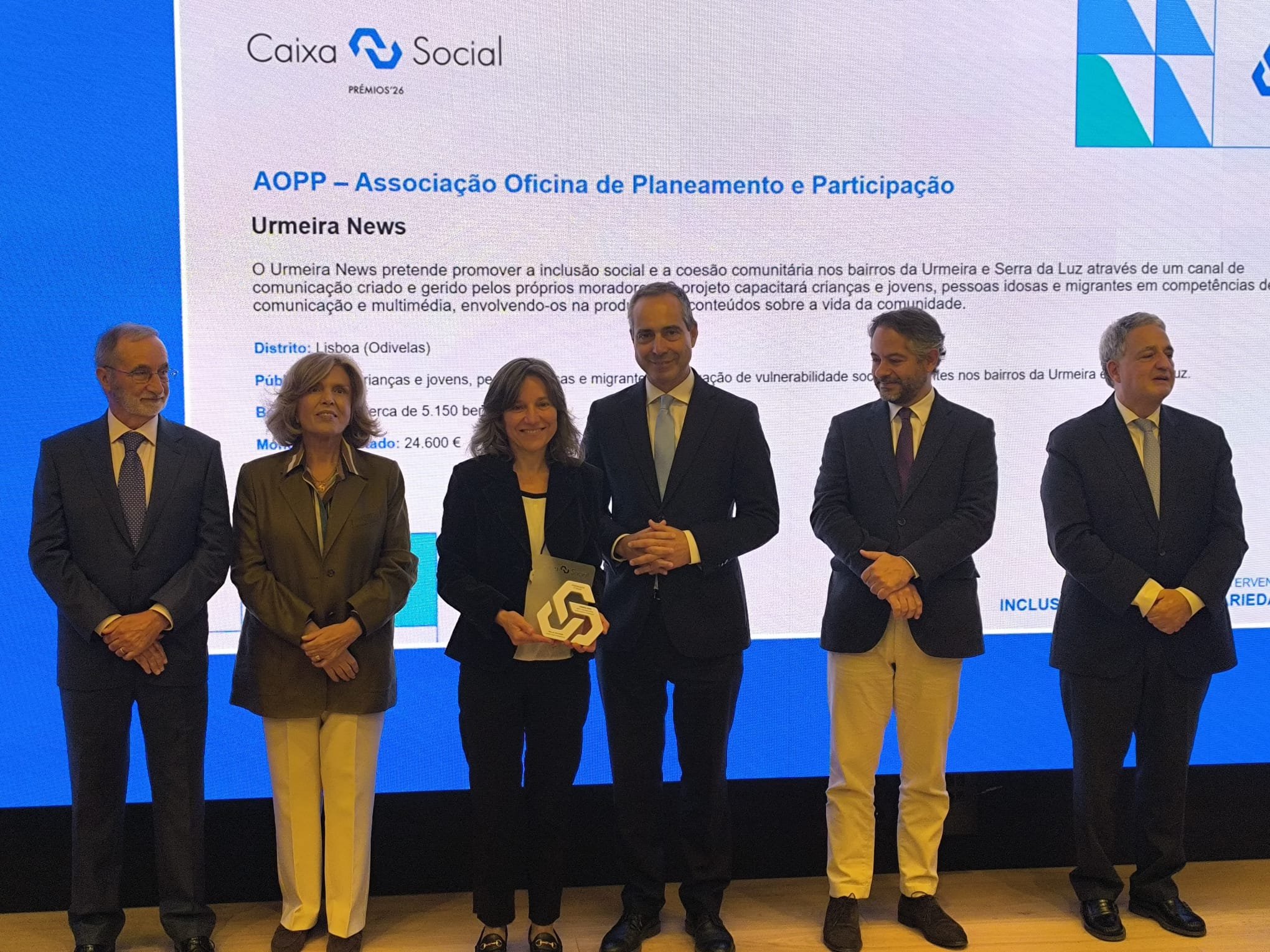 Urmeira News distinguido nos Prémios Caixa Social 2026