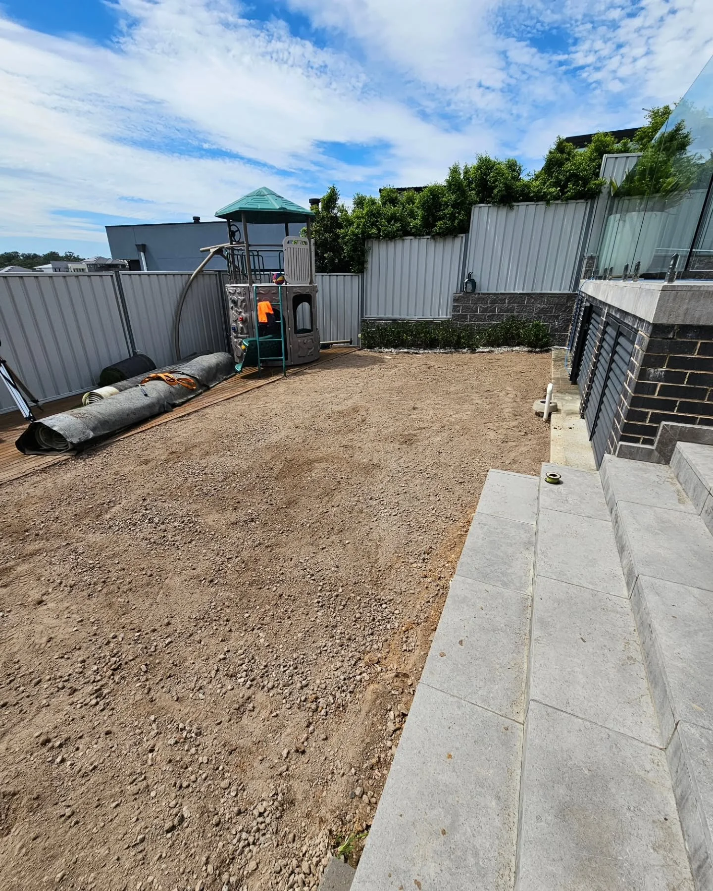 Yesterday's turf and soil removal using excavator and Cormidi.

Roadbase Levelled out all ready for concrete prep.

#excavation #civil #construction #earthmoving #Augar #retainingwalls #treeplanting #housefoundations #foundations #rockhammer #rocksaw