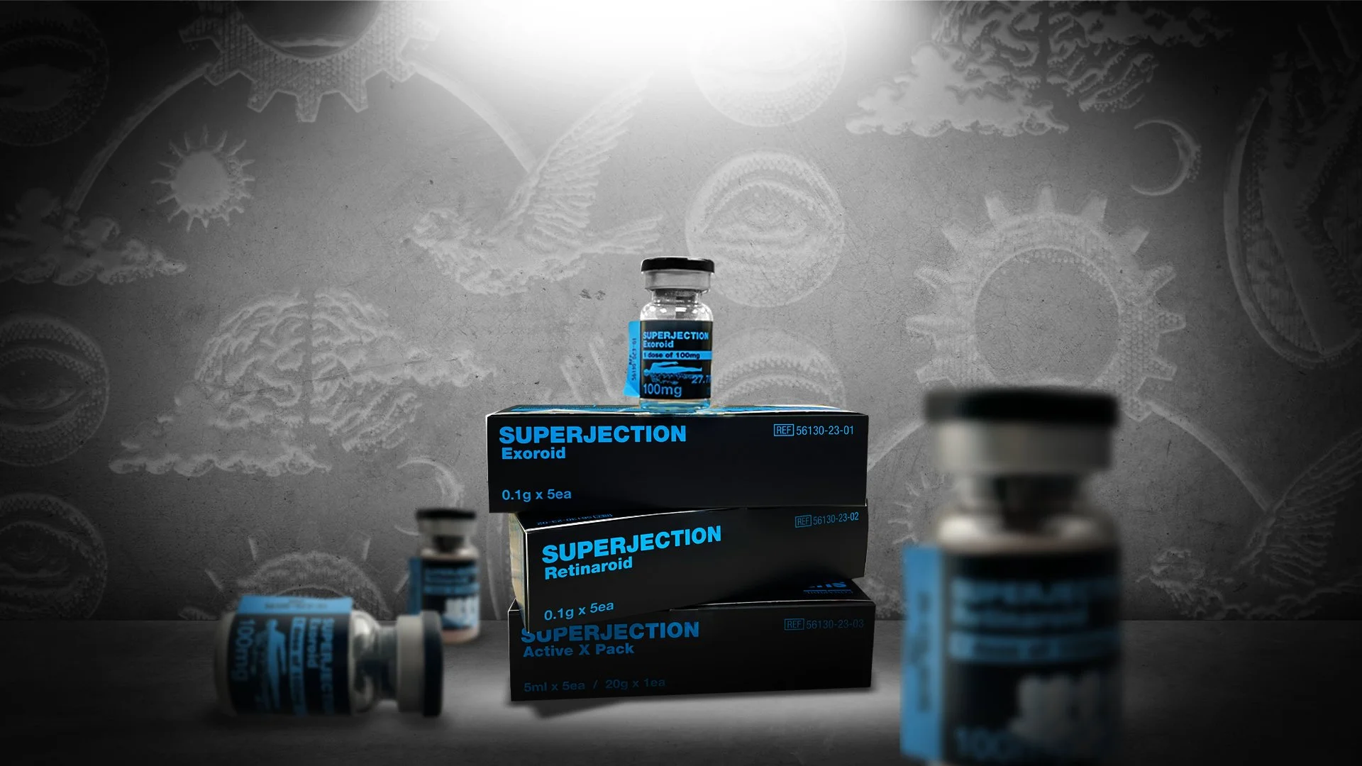 SUPERJECTION Exoroid & Active X Pack 4個