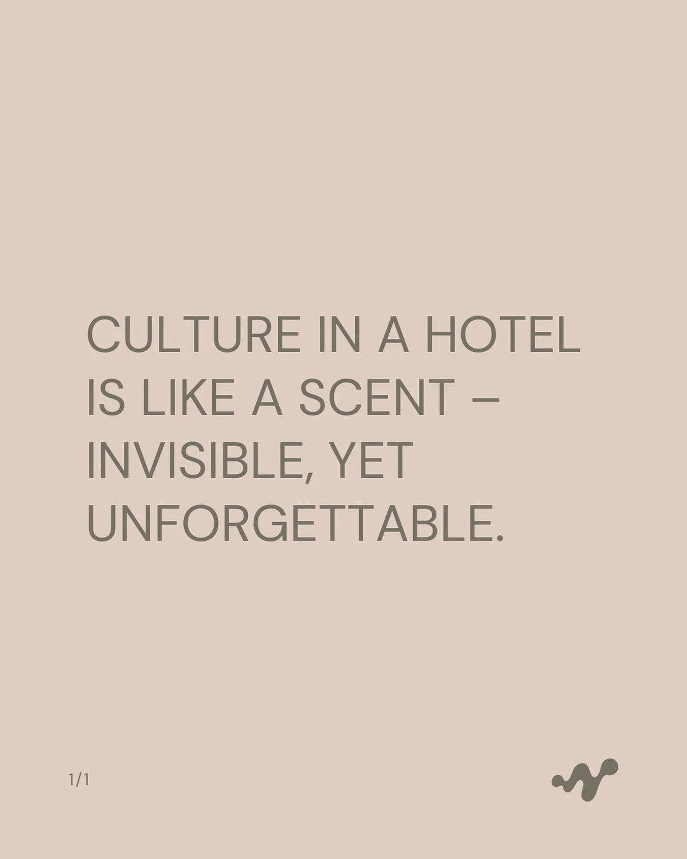 Culture in a hotel is like a scent &ndash; unseen, yet unforgettable. ✨ 

#NOUWORK #RedefiningWorkCulture #ElevatingGuestExperience #InLoveWithHospitality #ChampionsOfHospitality #Hospitality #PeopleAndCulture