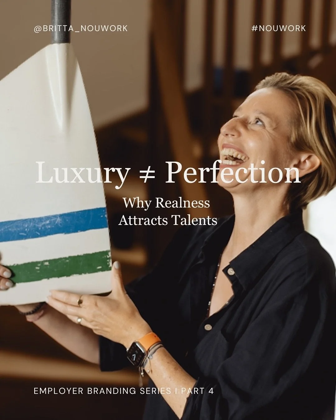 In 2025 and beyond, talent chooses people.
Realness &gt; Flawlessness.
Safety builds trust.
Trust attracts talent.
Loyalty follows.
✨ Part 4 &ndash; Employer Branding Series
Luxury &ne; Perfection &ndash; Why Realness Attracts Talent

#NOUWORK #Luxur