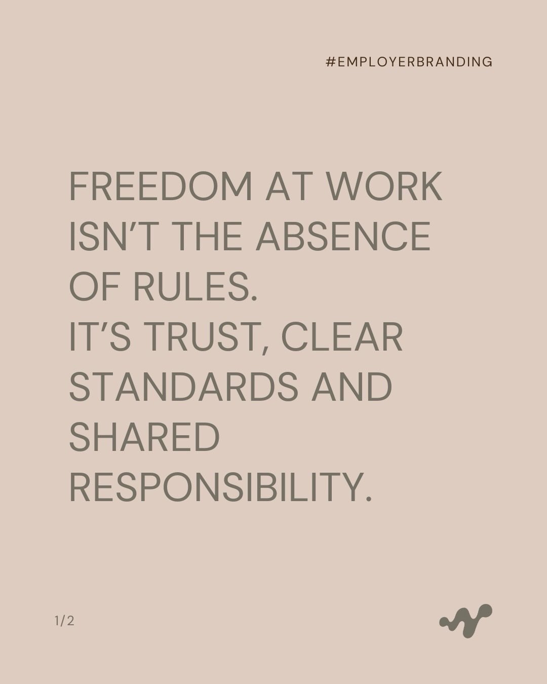 &ldquo;Freedom at work isn&rsquo;t the absence of rules. It&rsquo;s trust, clear standards and shared responsibility.&rdquo;

Benefits help. But they don&rsquo;t retain people under pressure.
Your employer brand is your operating system: leadership, 