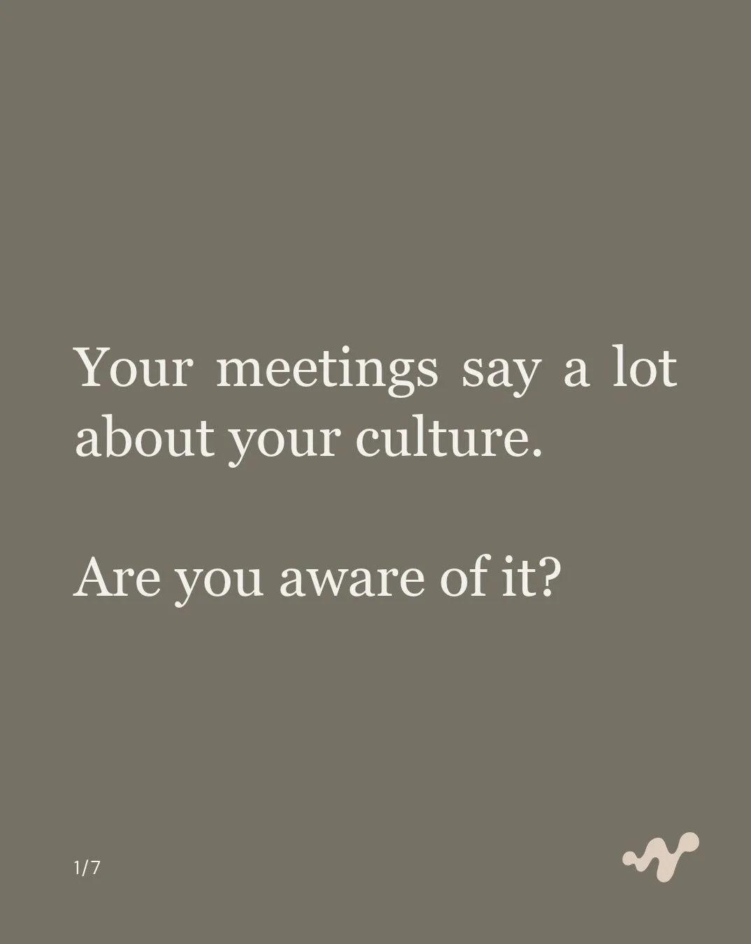 Show me your meetings and I will show you your culture! ✨

#NOUWORK #peopleandculture #hospitality #hospitalitylife