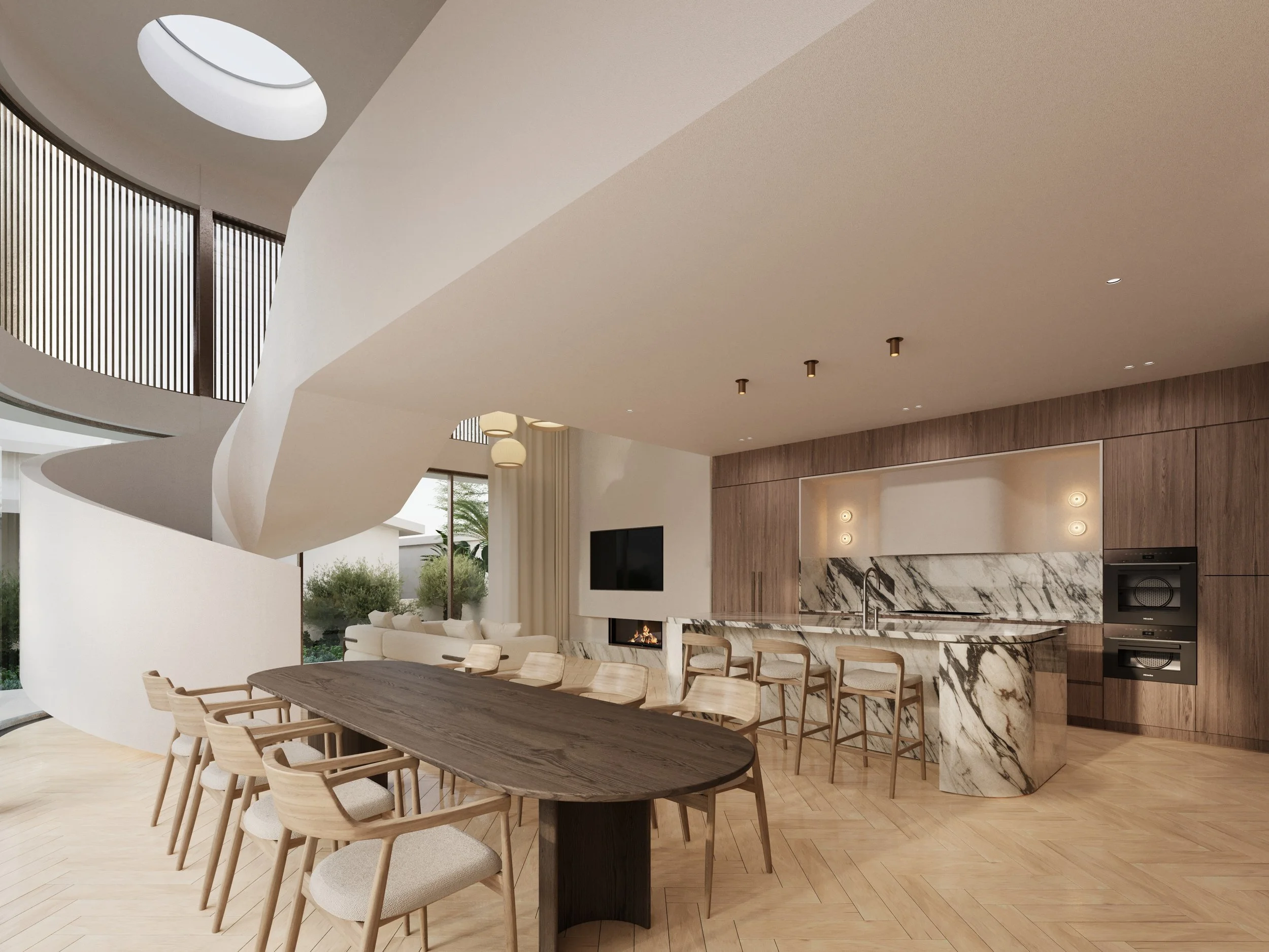 Kitchen/Living/Dining 