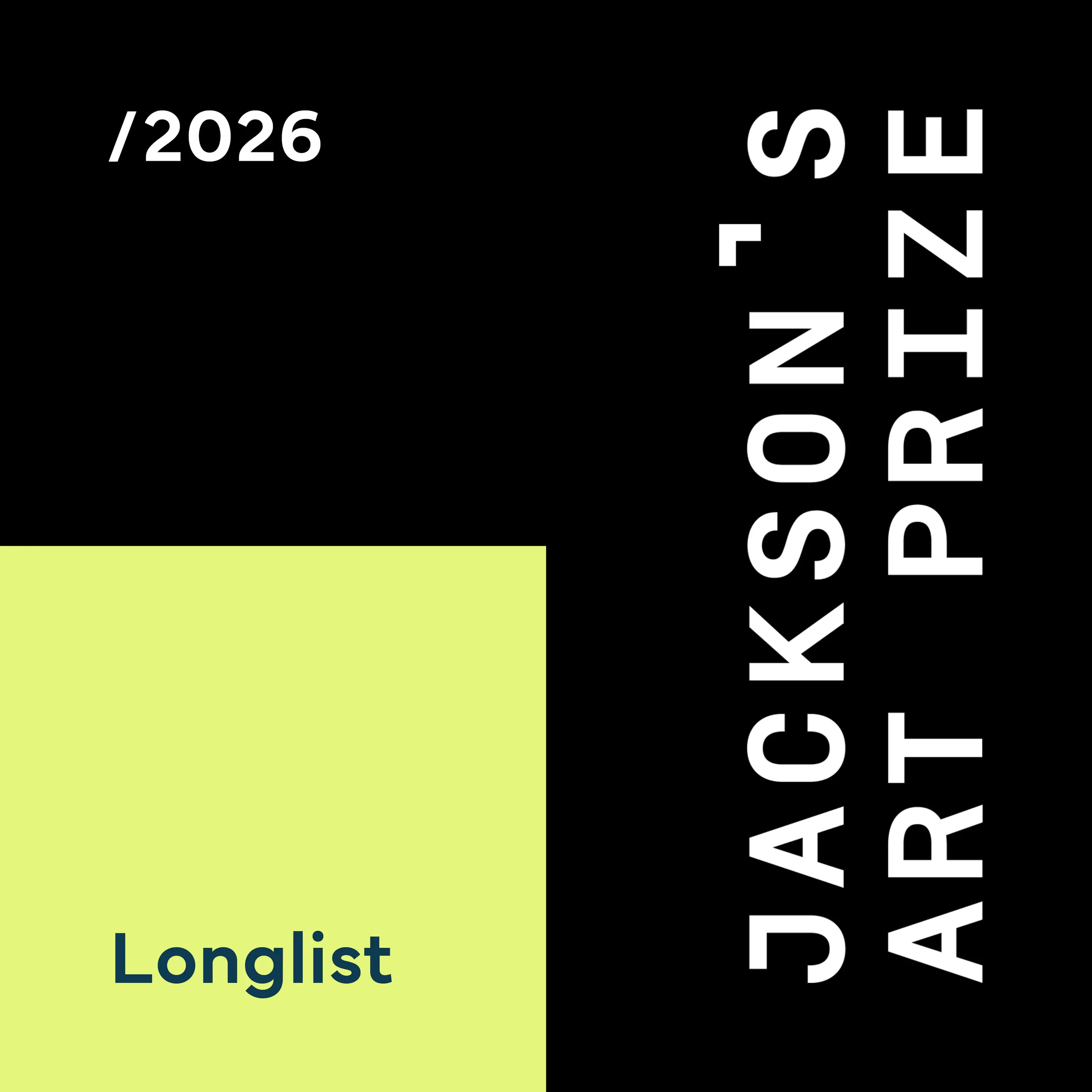 Jackson’s Art Prize Longlist