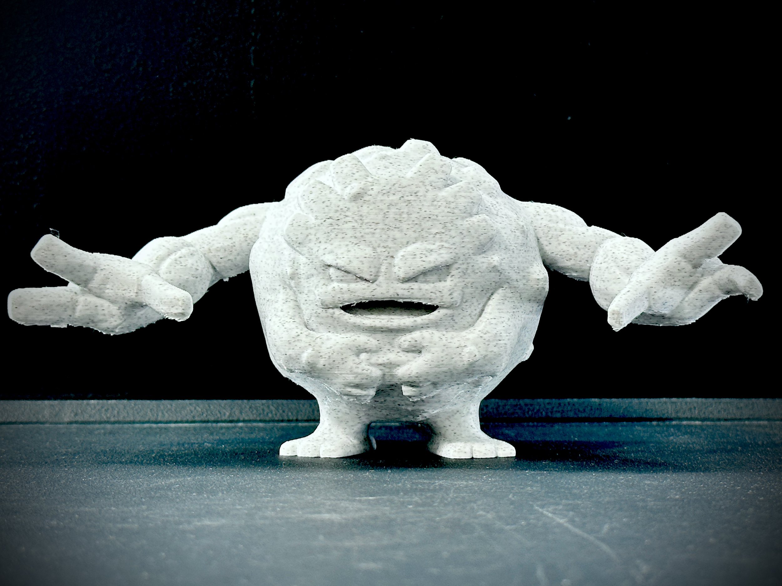 Impresión en filamento mármol.