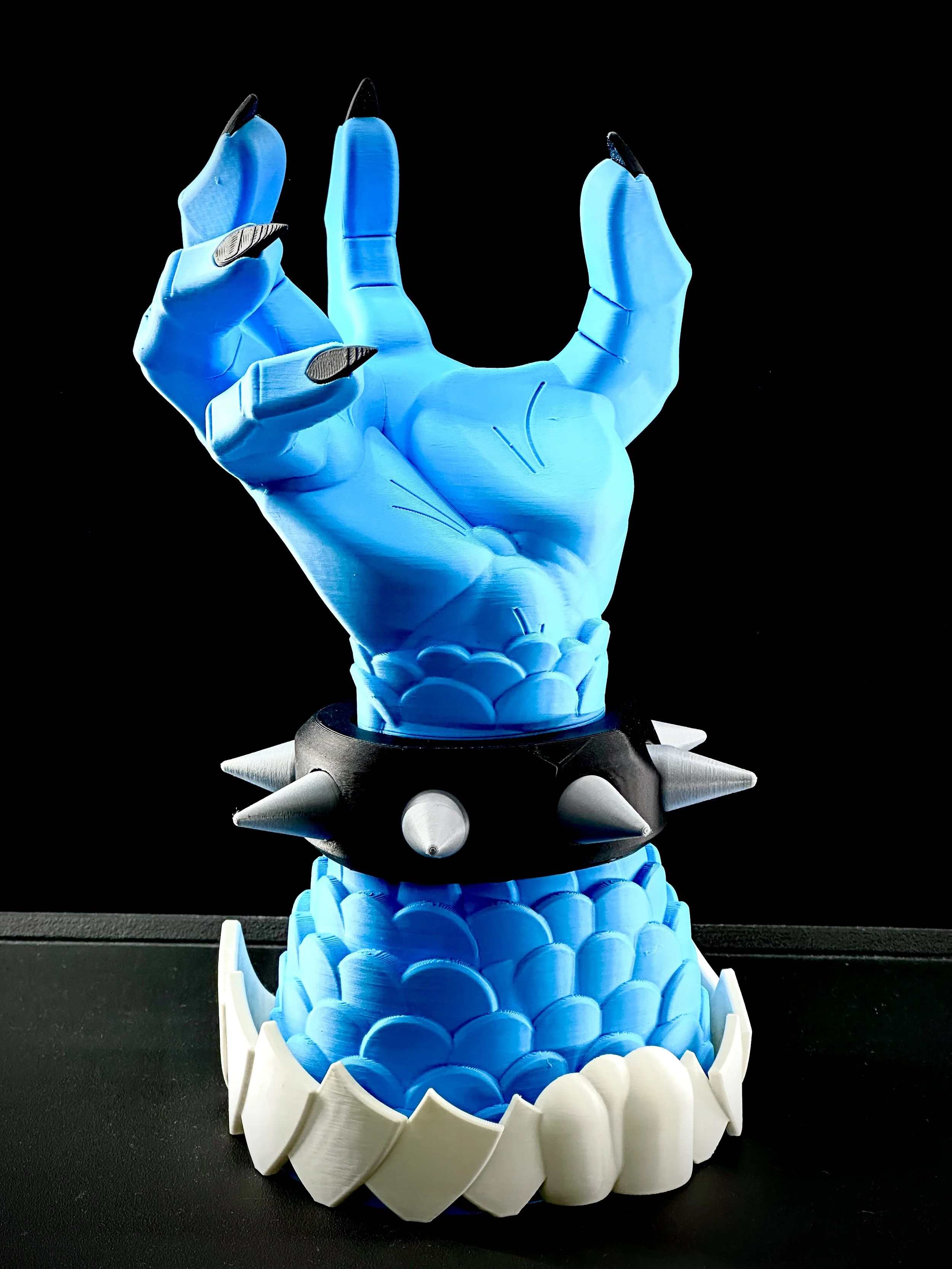 Portamandos impreso en filamento a color.