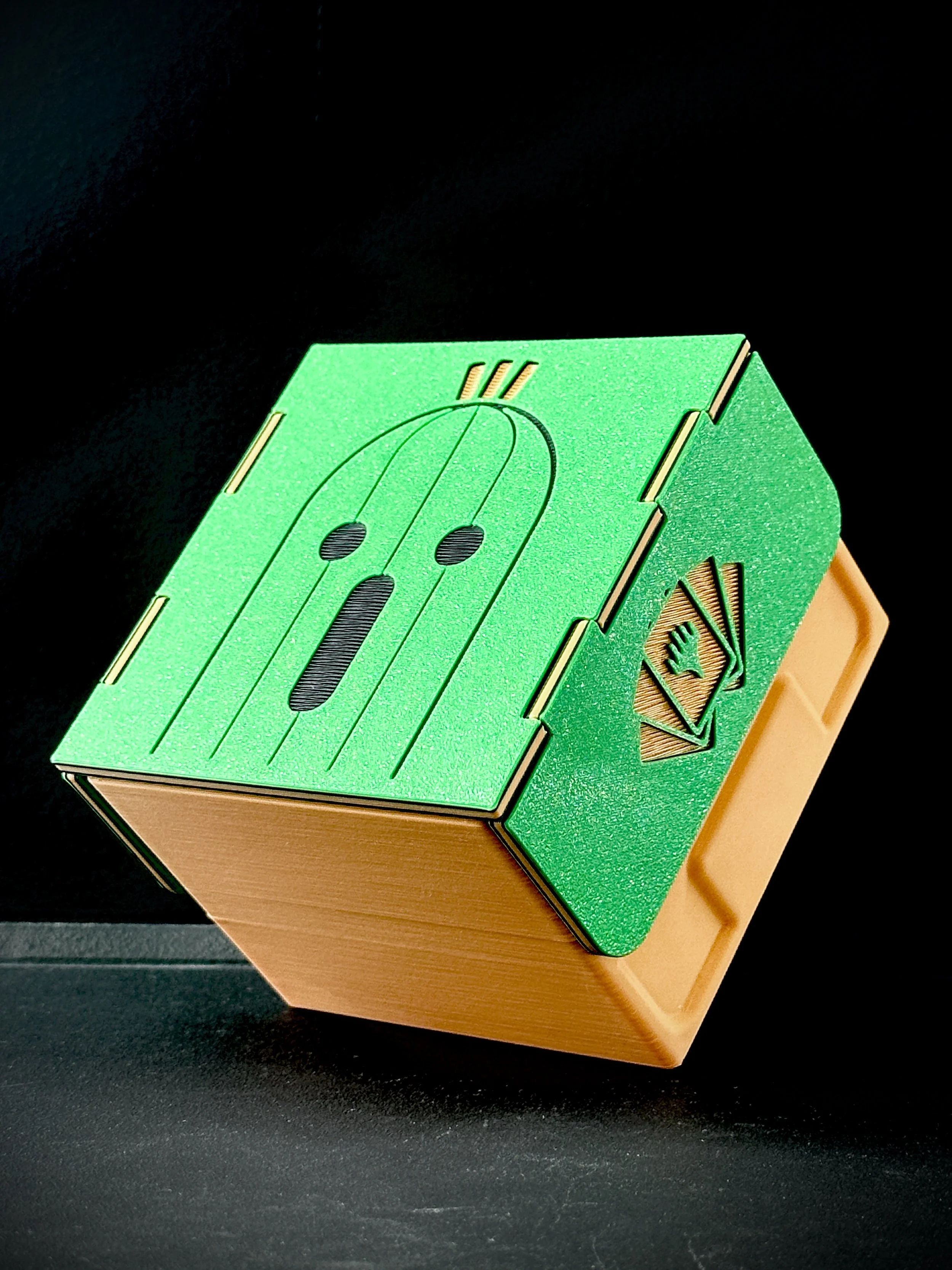 Portamazos de MTG imantado con temática de Final Fantasy. Impreso a color.