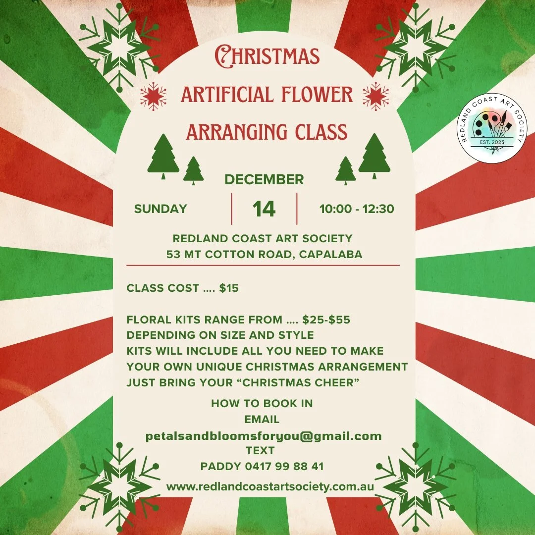 XMAS Flower Arranging Workshop