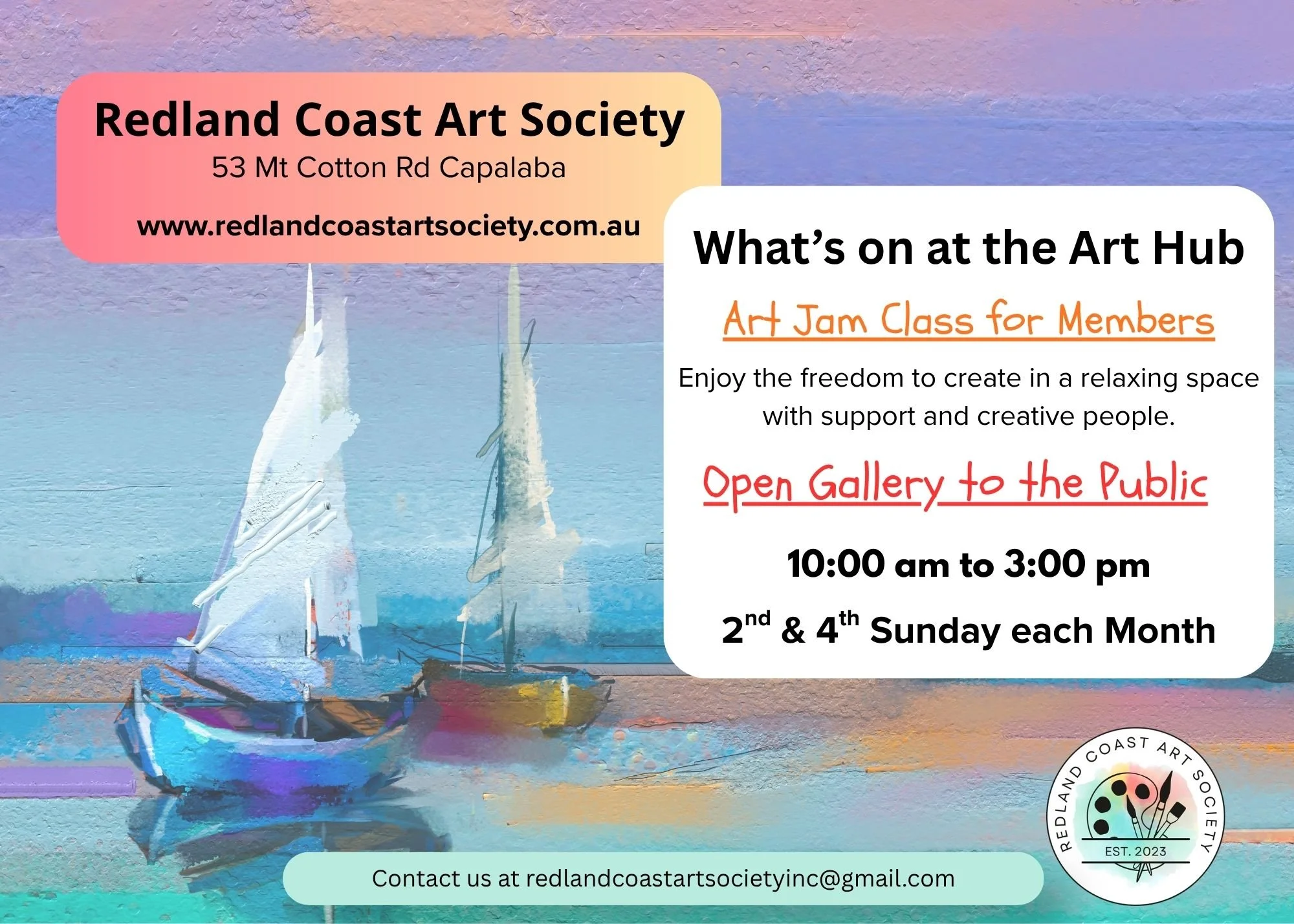 Sunday Art Jam Open Gallery 