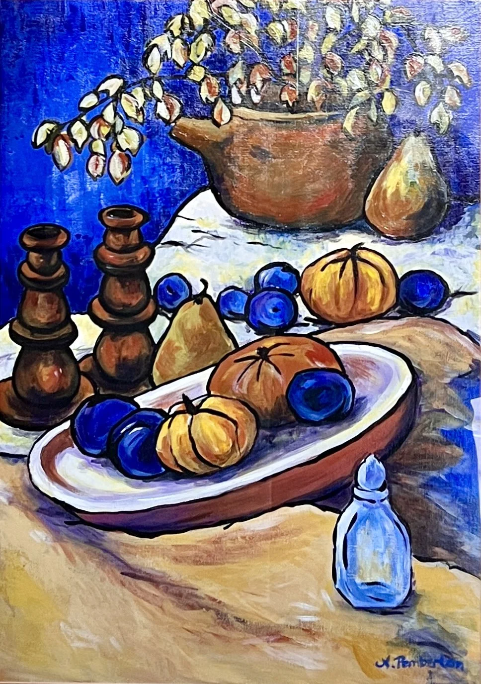  Still-life ,
Amanda Hill 
Acrylic, 60x50 cm 
Price: NFS (Prints are available)