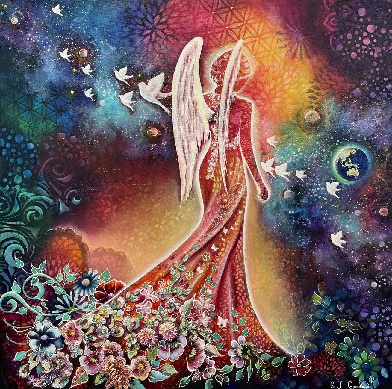 Glenda Goodwin - The Garden of Life, Acrylic $300.jpg