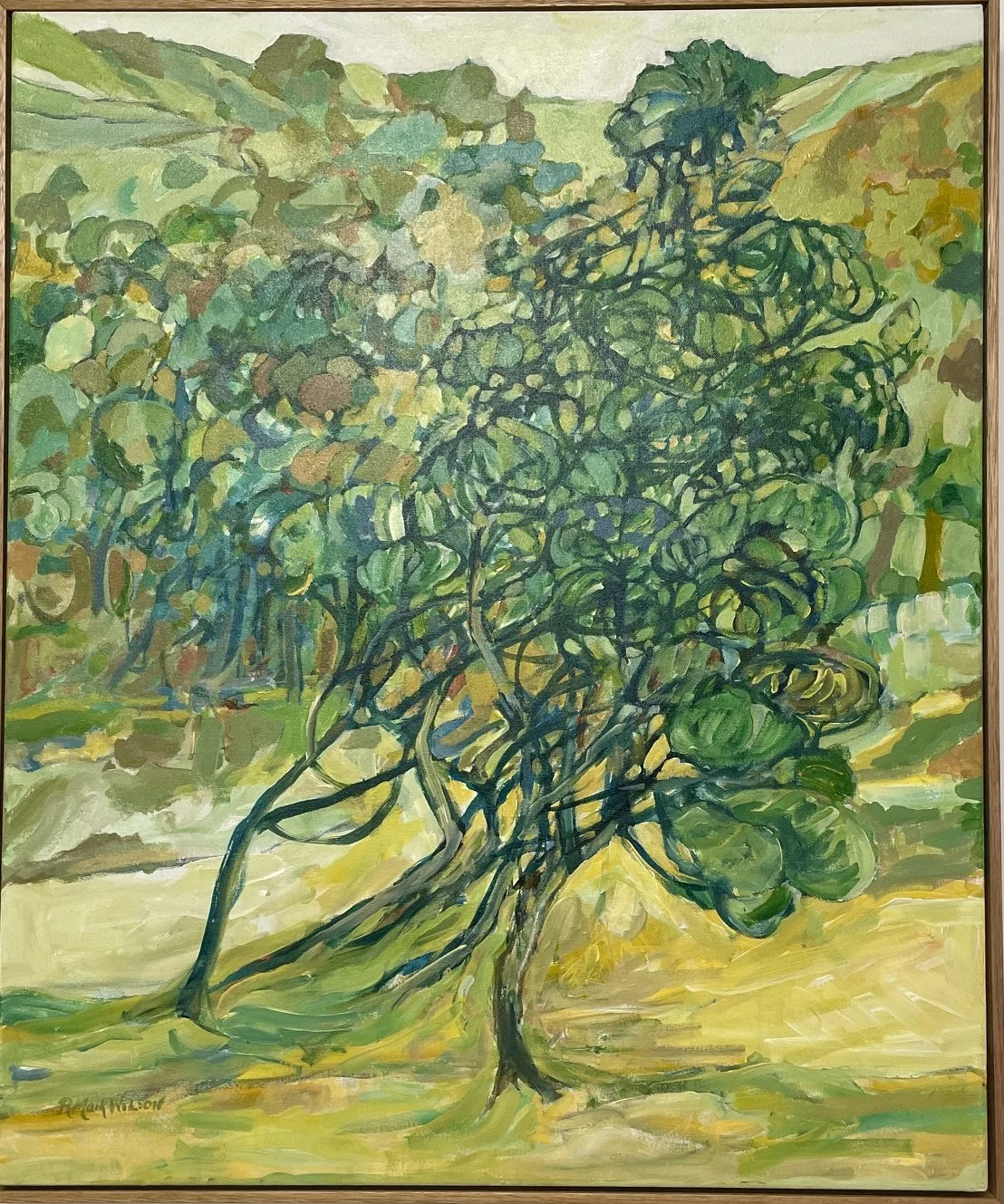  Small Leaved Mallee ,
Robin Wlison 
Acrylic, 
x cm, framed  
Price: $1,400