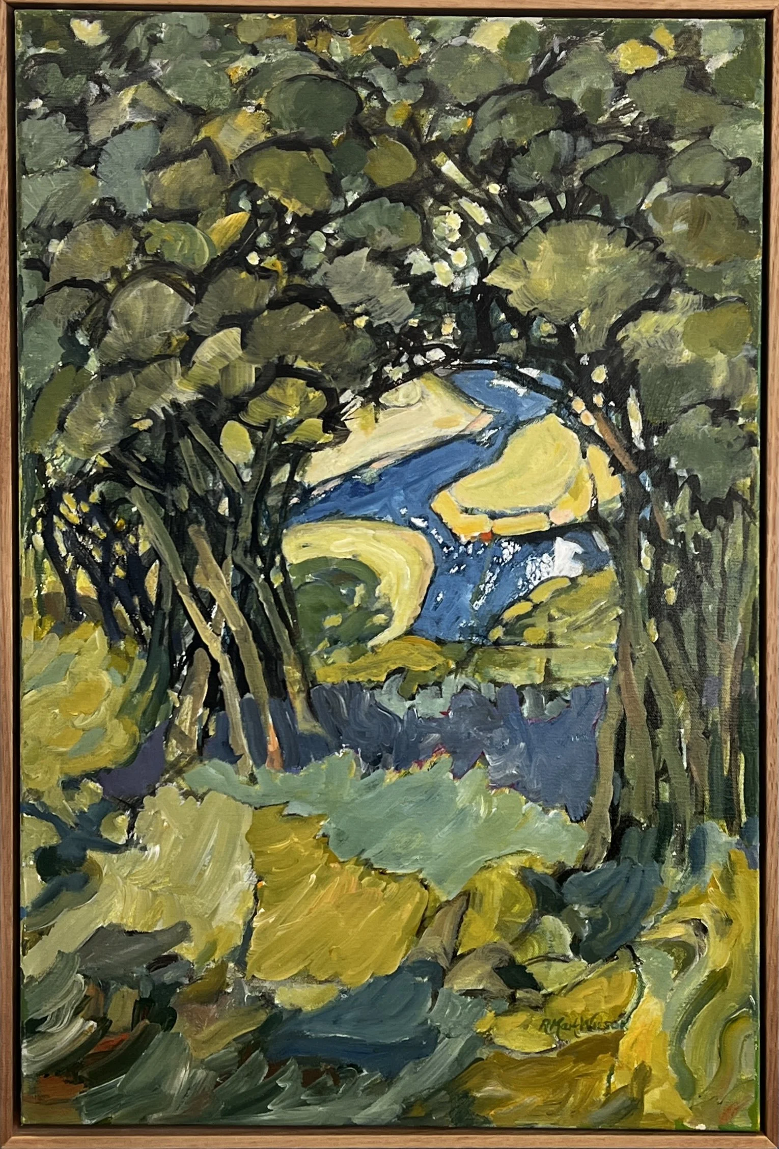  Canaipa Passage Russell Island ,
Robin Willson 
Acrylic, 
80x60 cm, framed  
Price: $1200 (Negotiable)