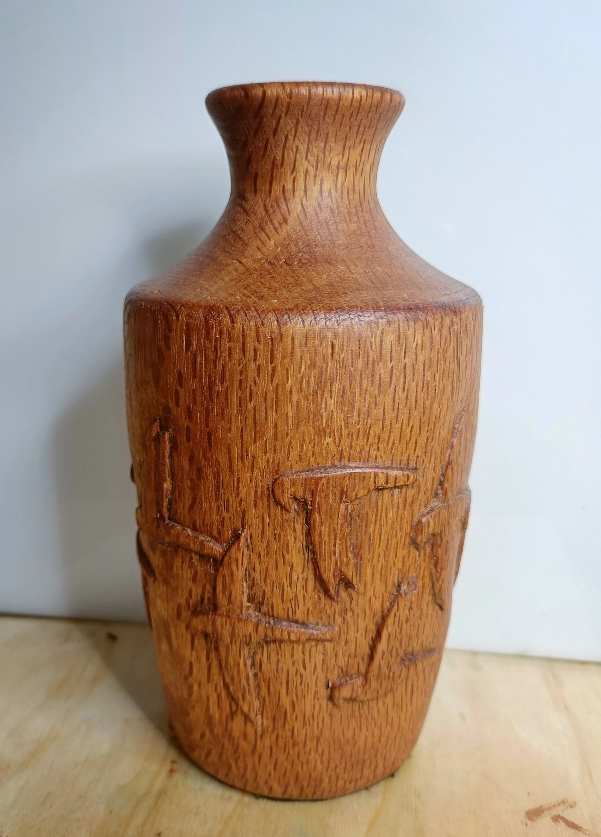  Lorikeets , 
Katia Strounina 
Wood,  
Price: $300