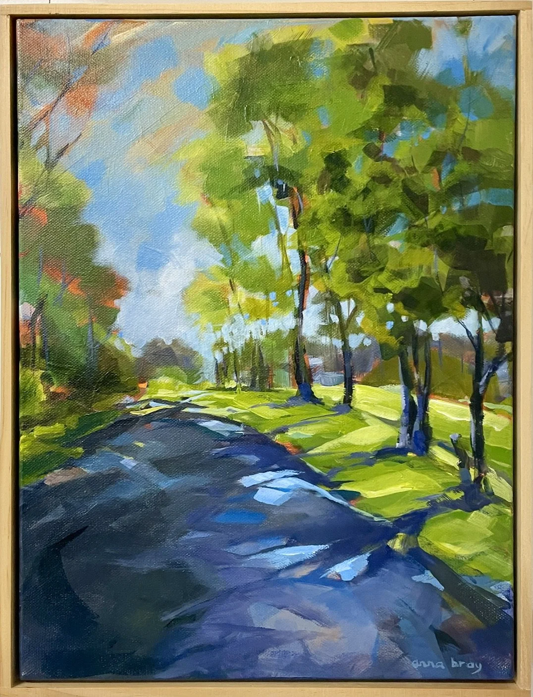  Woodland Showers ,
Anna Bray 
Acrylic, 
x cm, framed  
Price: $260