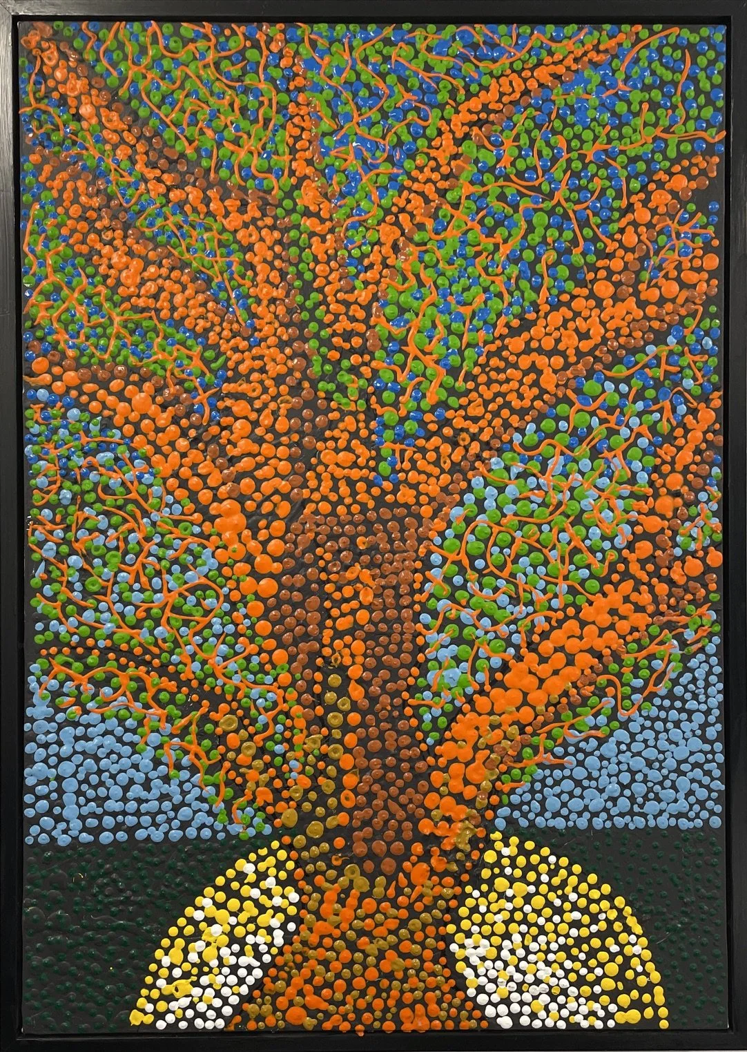 Warren Bernard Hawkins Mangakahia - Tree of Paradise, Acrylic $130.jpg