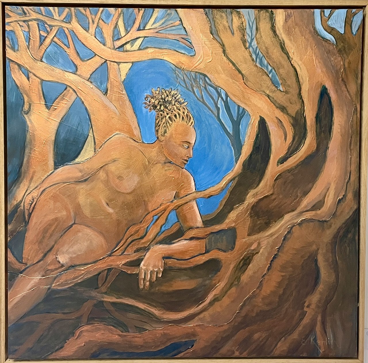  Contemplation ,
Evelyn Kerlin 
Acrylic, 
x cm, framed  
Price: $300