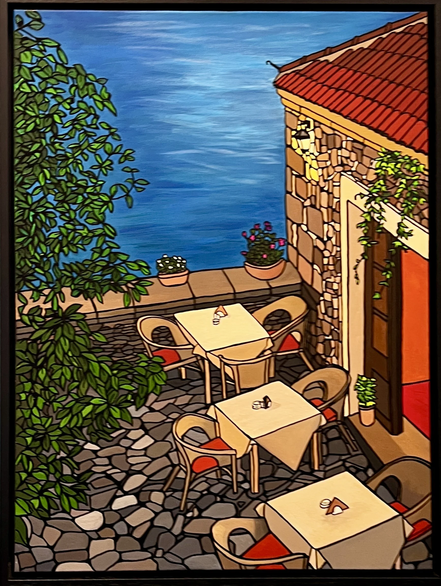  Post Card from Italy ,
Amanda Hill 
Acrylic,  
Price: NFS (Prints are available)