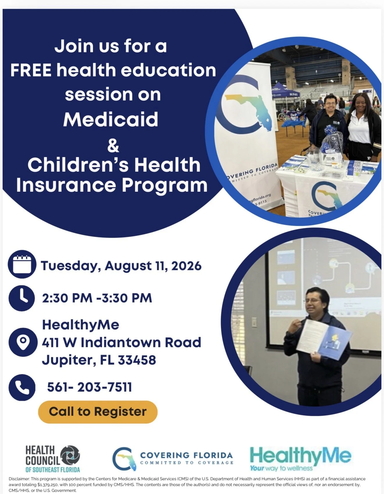 Free Health Education Session on Medicaid &amp; Children’s Health Insurance Program