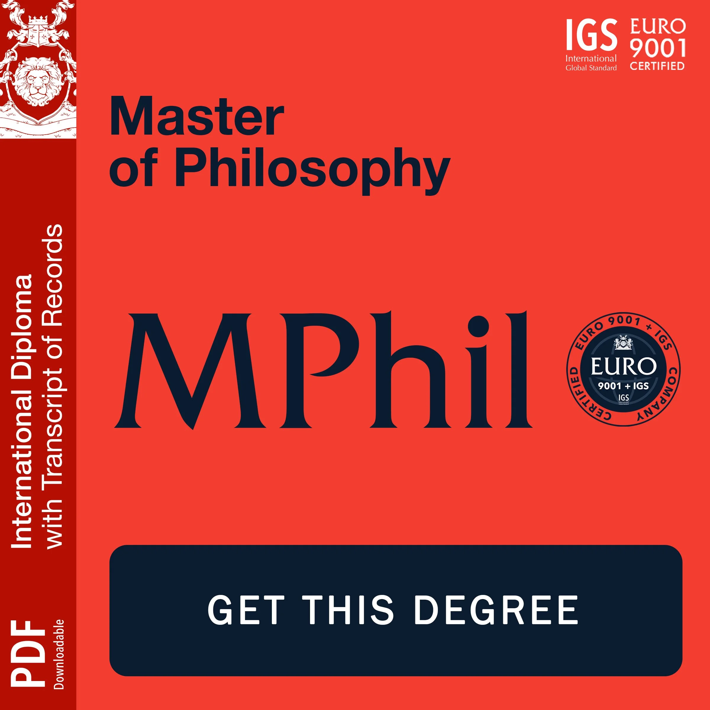Master of Philosophy (MPhil)