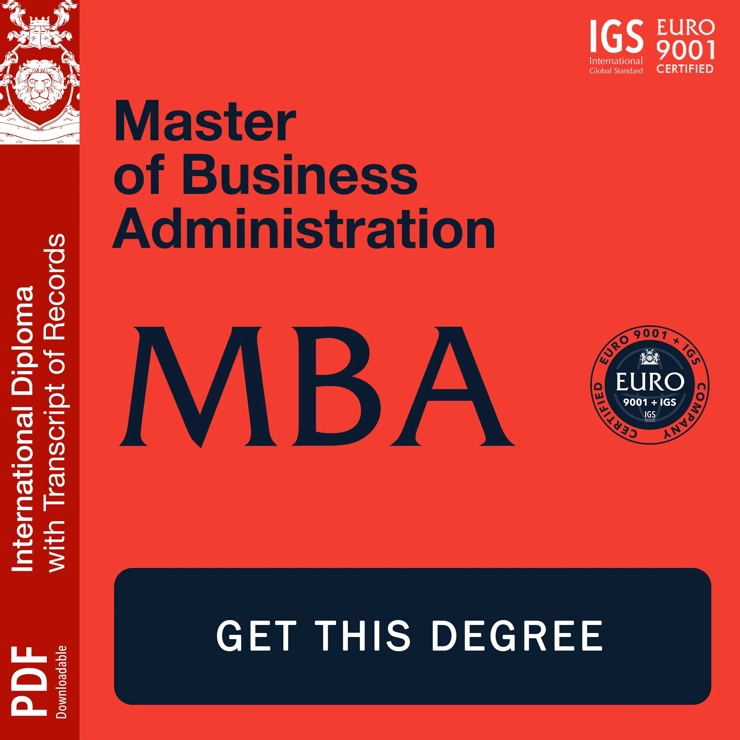 Master of Business Administration (MBA)