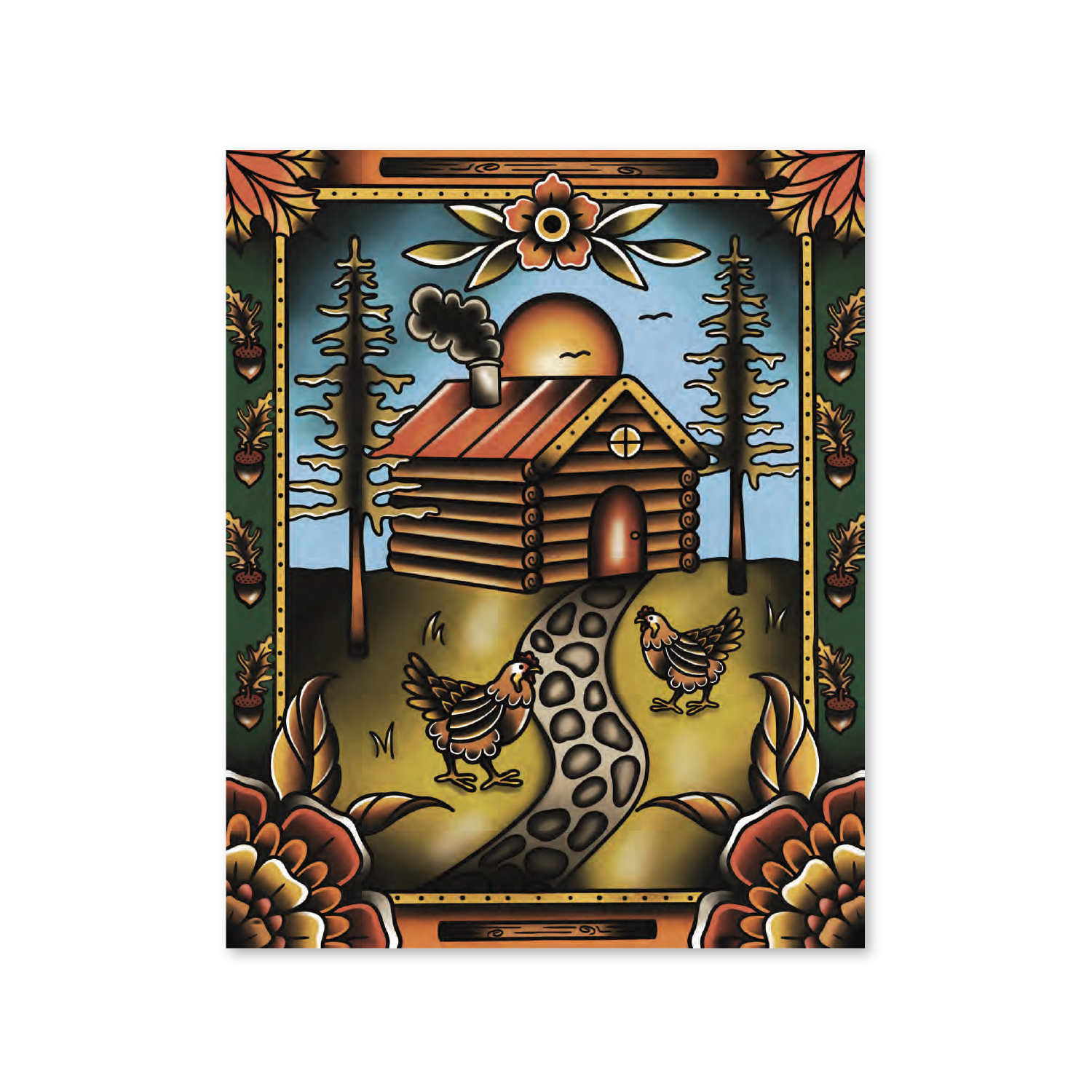 Cozy Cottage Print